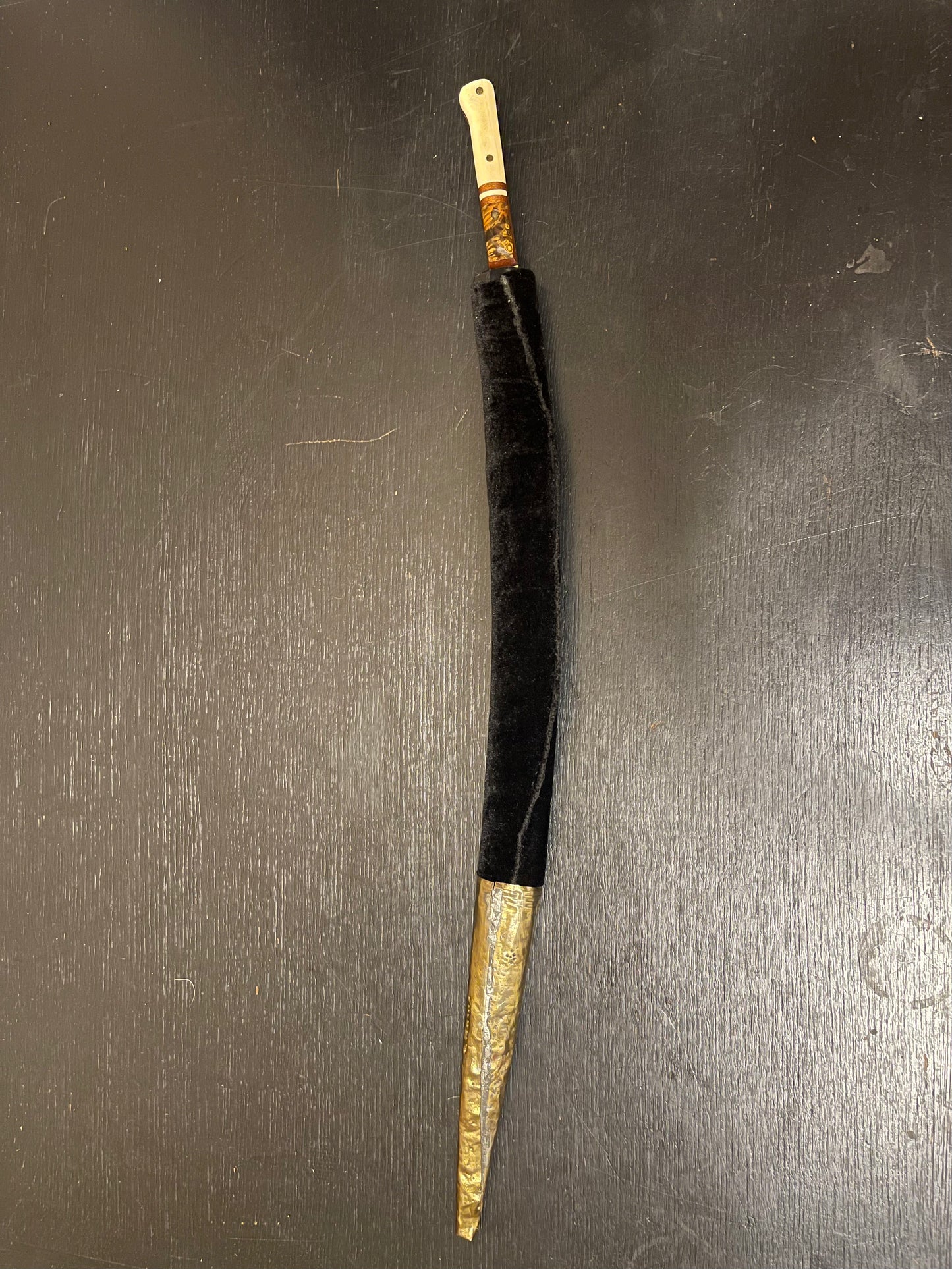Antique 1800s Ottoman Turkish Yataghan Sword