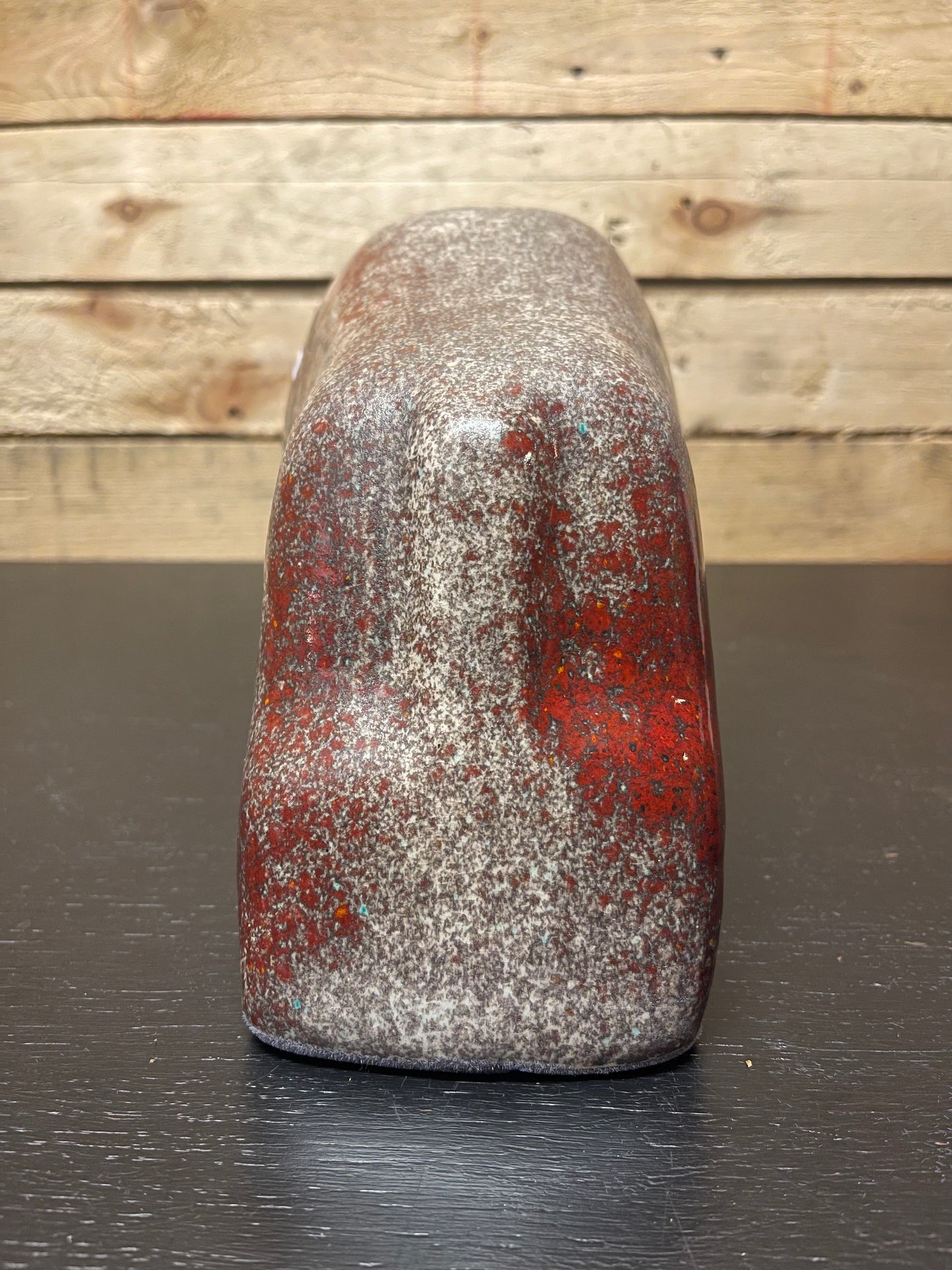 Otto Keramik Large Ceramic Bull West German Pottery Fat Lava