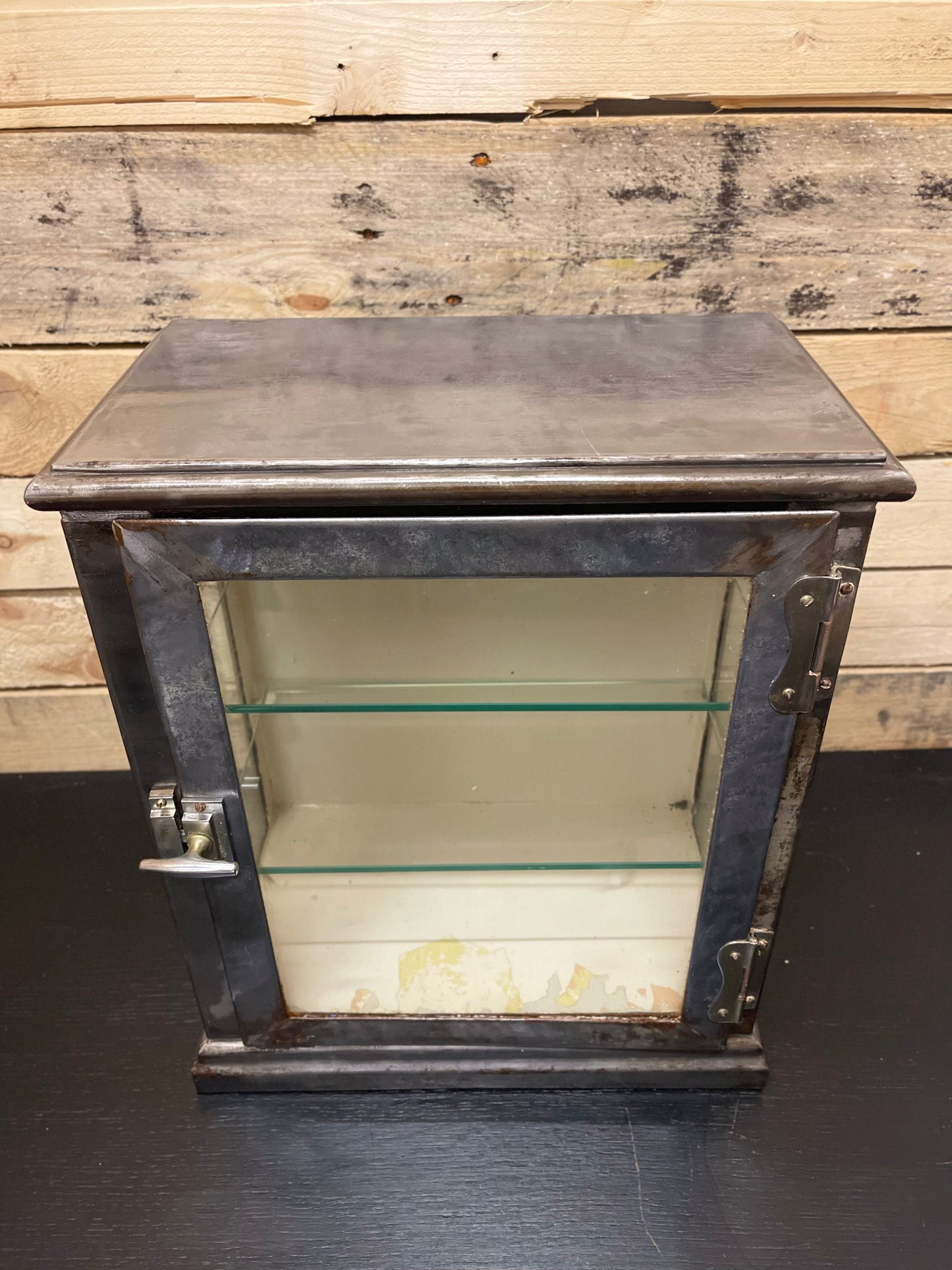 Mid 1900s Medical Or Babrbers Sterilization Cabinet