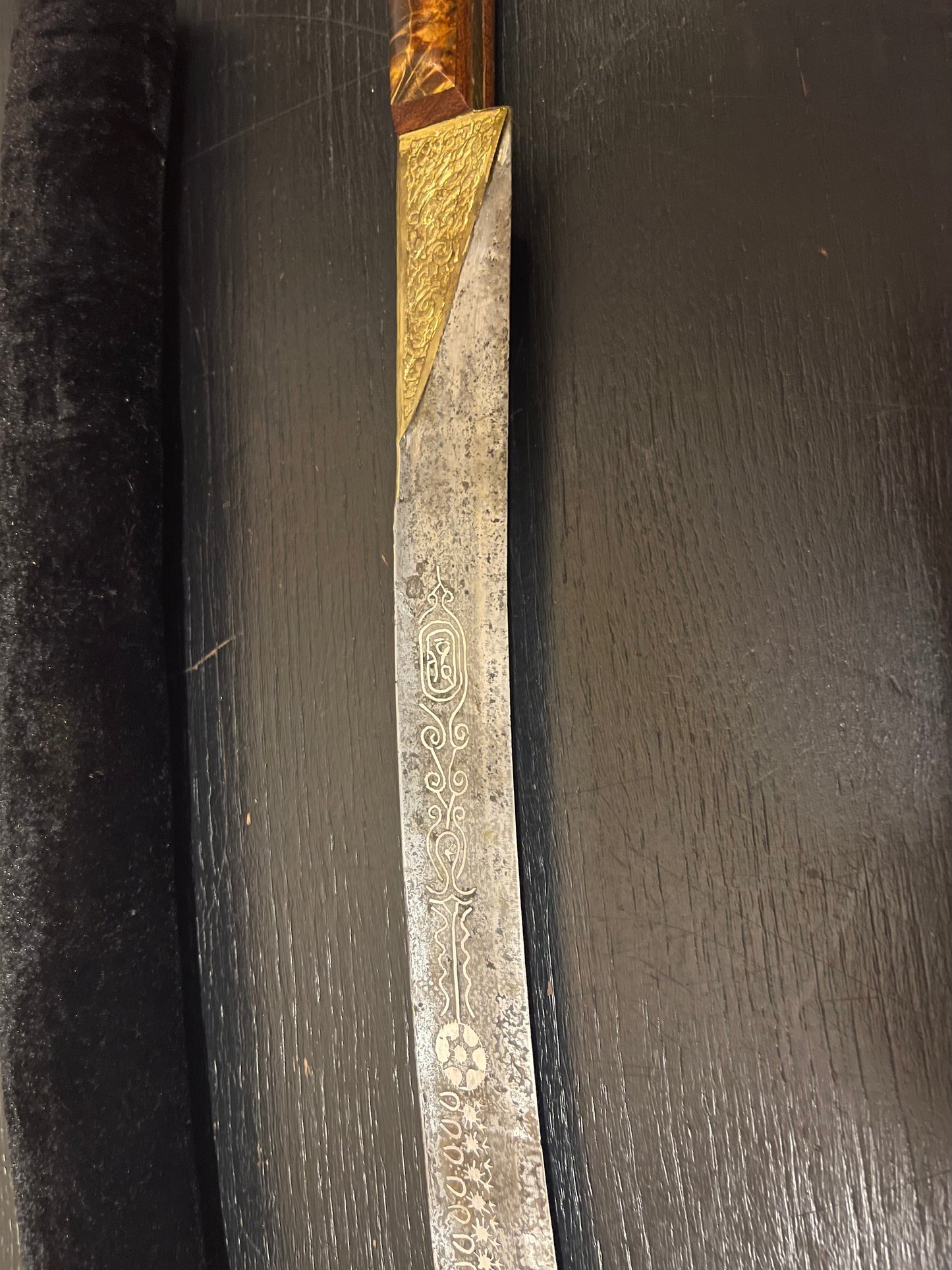 Antique 1800s Ottoman Turkish Yataghan Sword