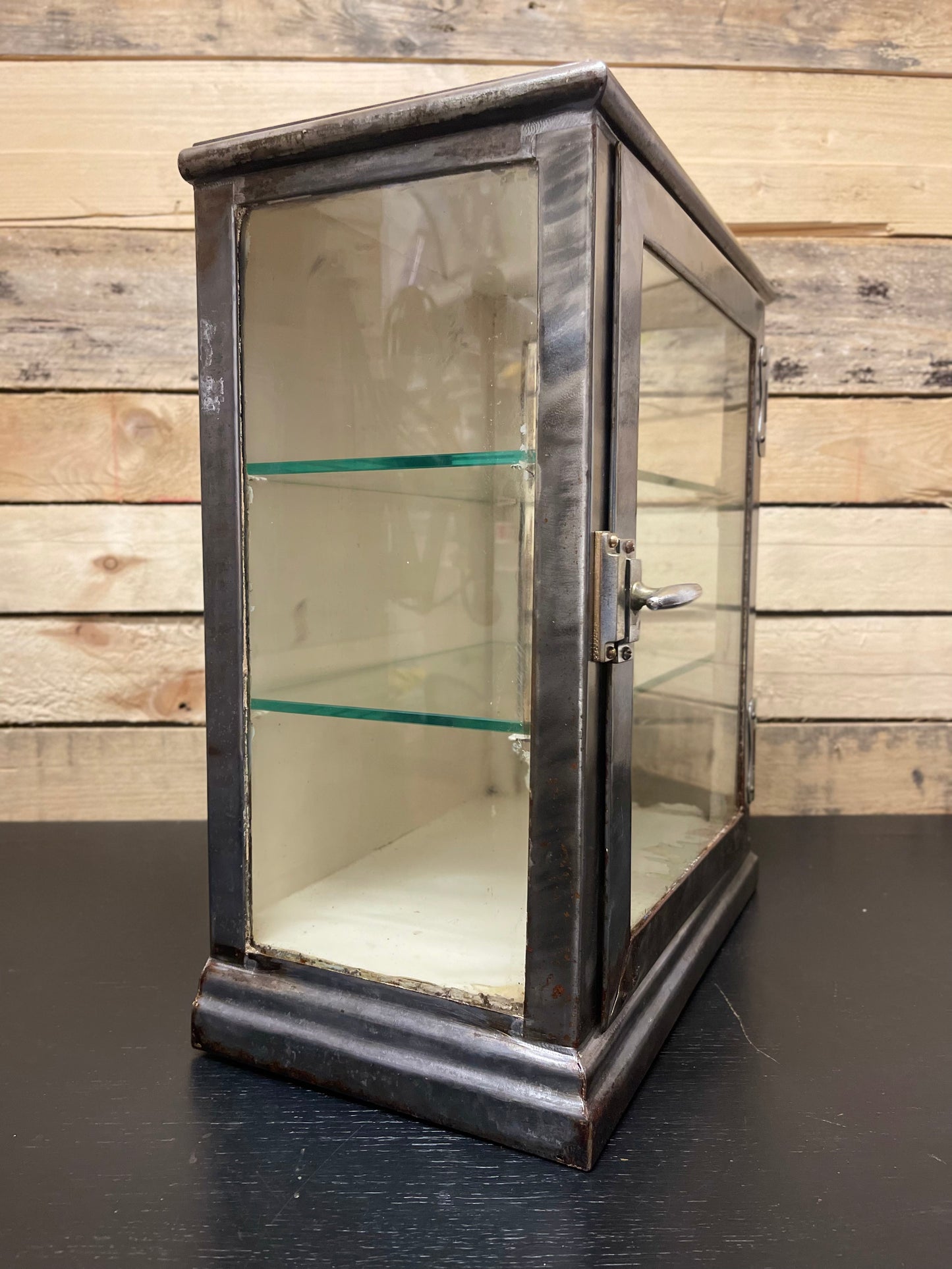 Mid 1900s Medical Or Babrbers Sterilization Cabinet