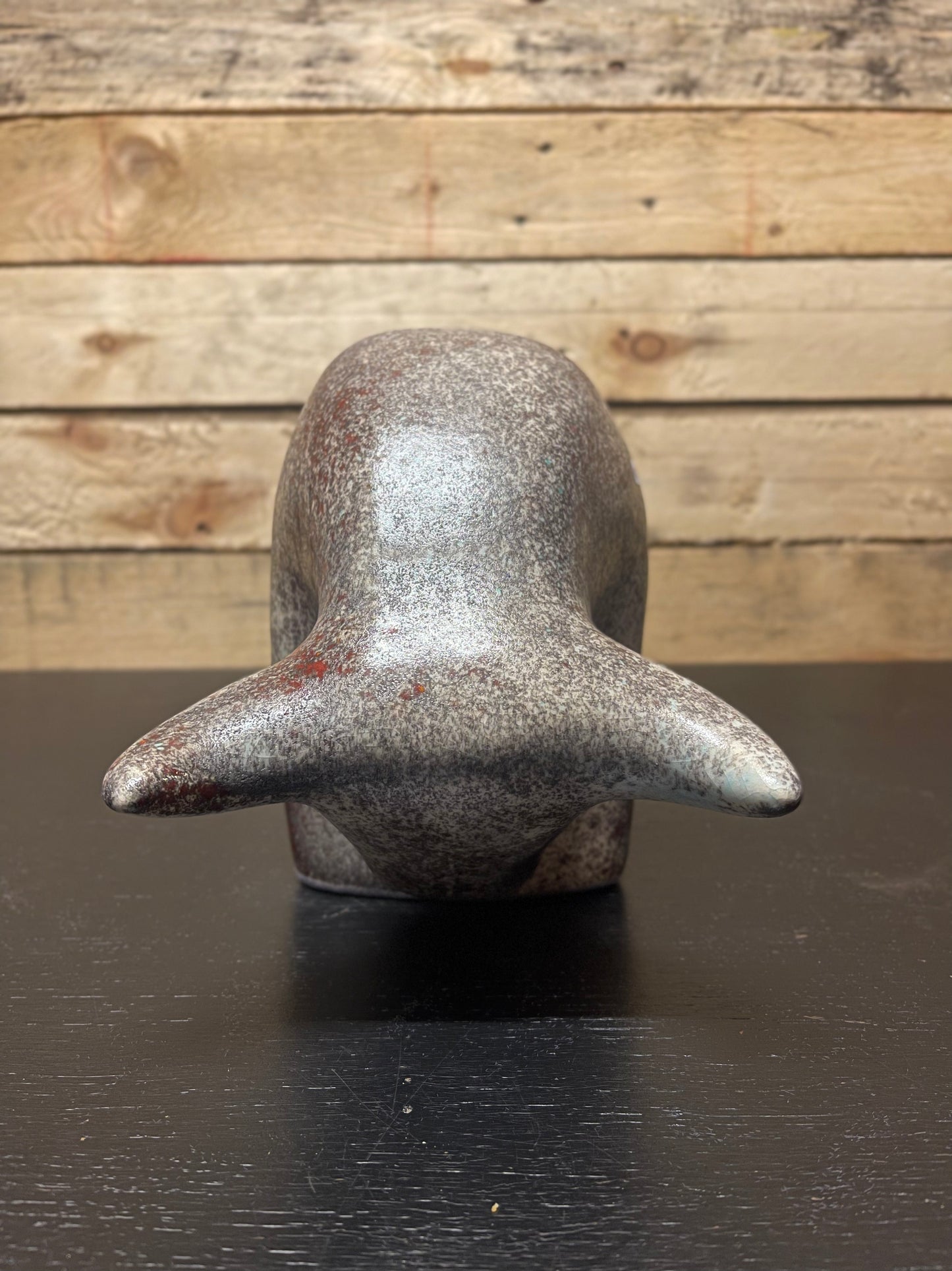 Otto Keramik Large Ceramic Bull West German Pottery Fat Lava
