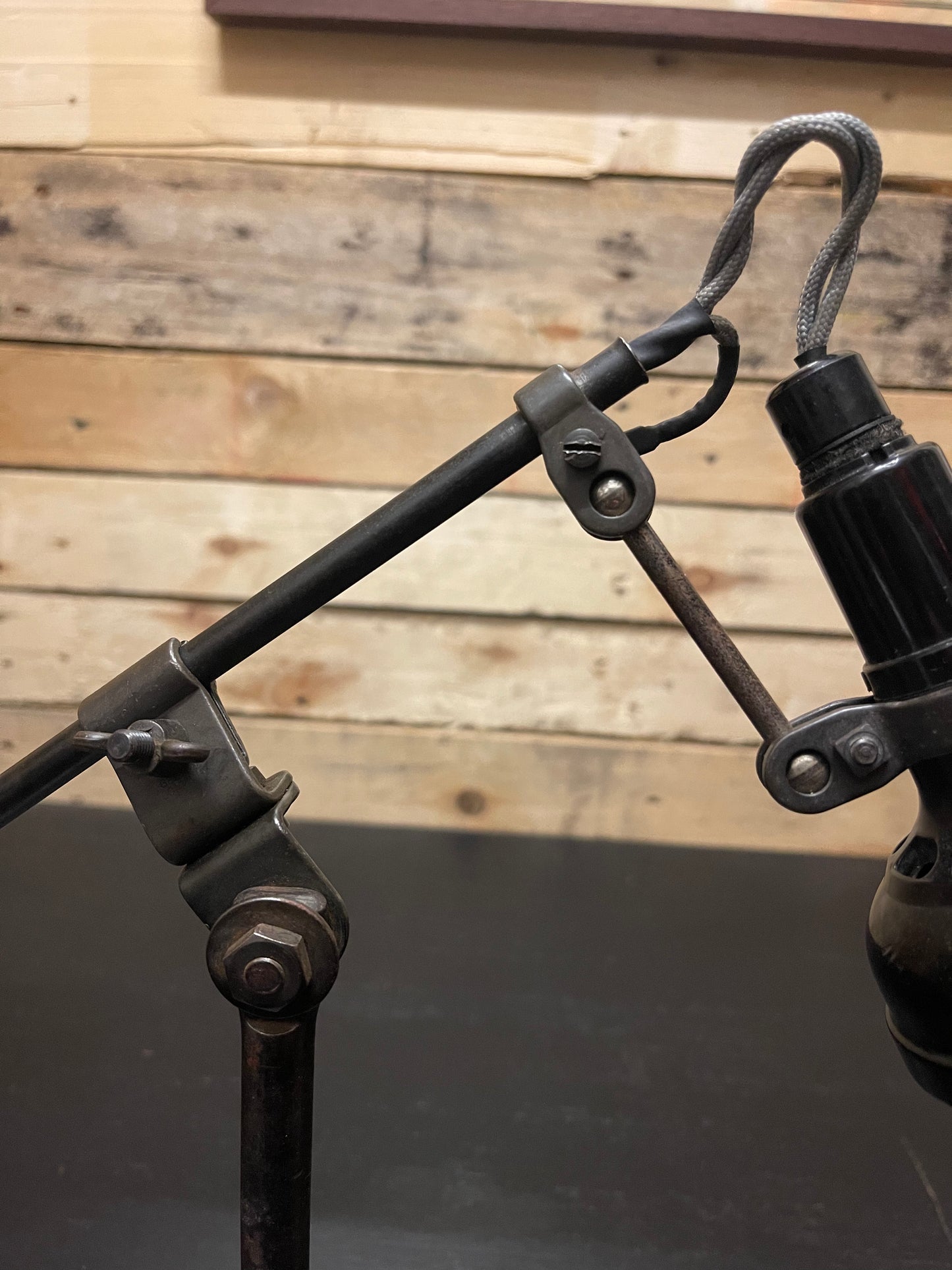Rare 1920s Singer SPF-2 Sewing Machine Lamp By Simanco