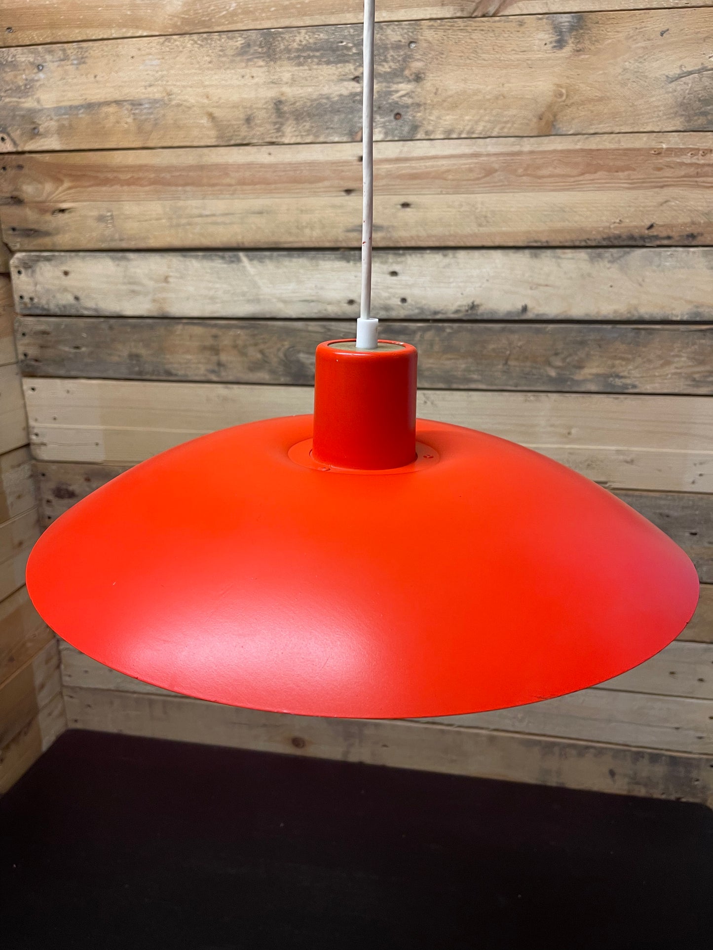 1960s Orange Model PH4 Pendant Light By Louis Poulson