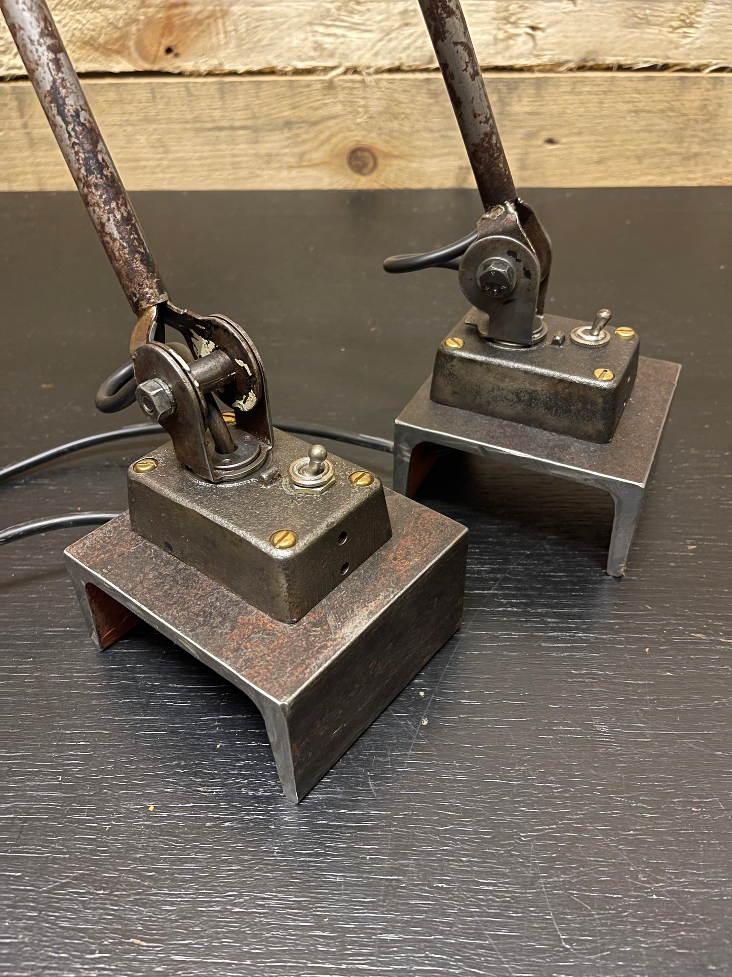 1930s British Made Industrial Sewing Lamps By EDL