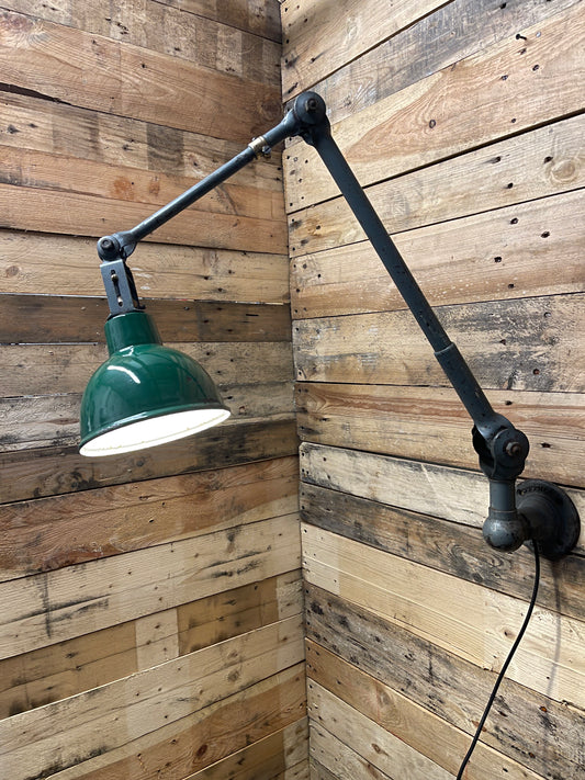 1930s Industrial Wall Lamp By John Dugdill & Co