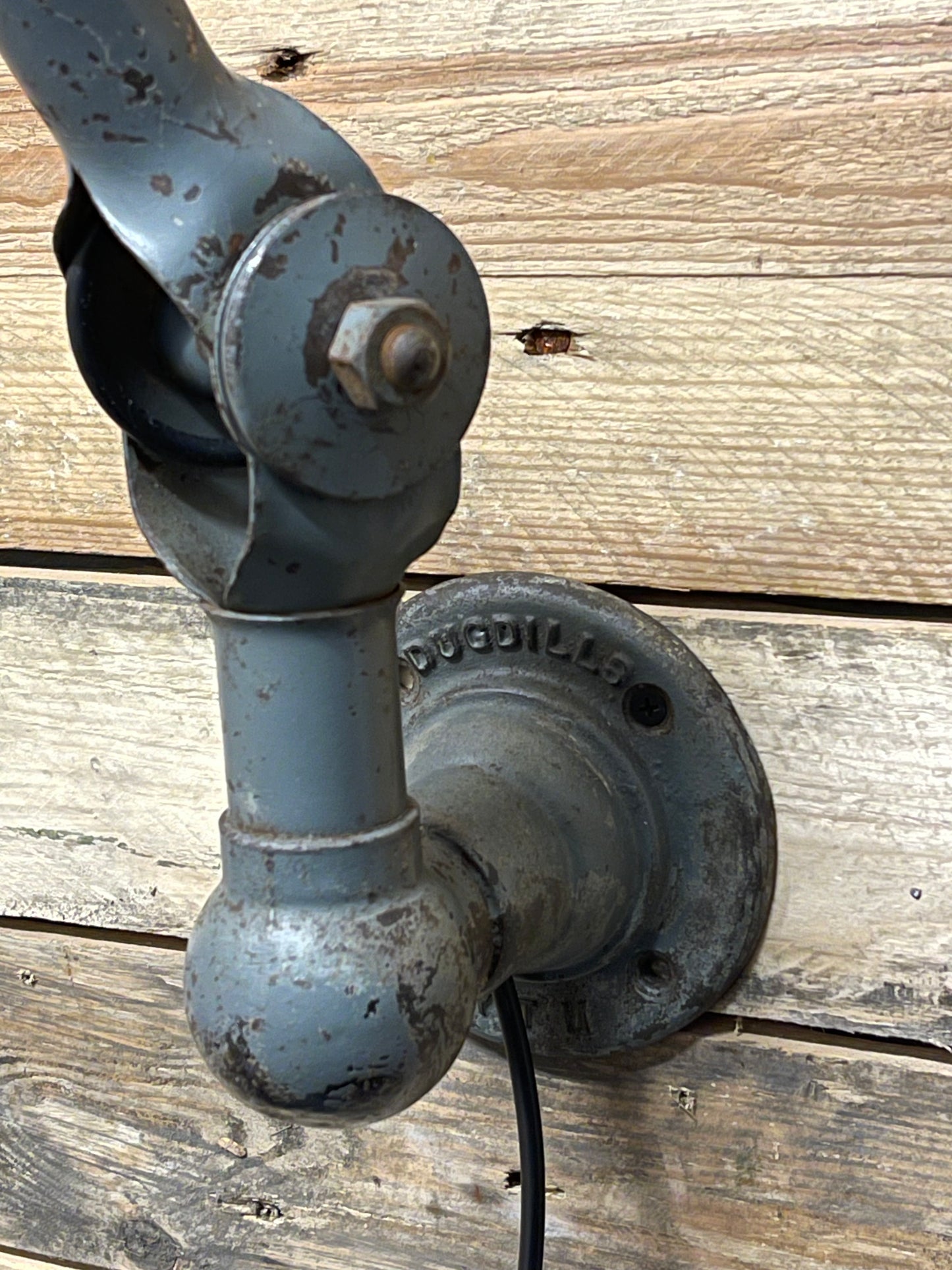 1930s Industrial Wall Lamp By John Dugdill & Co