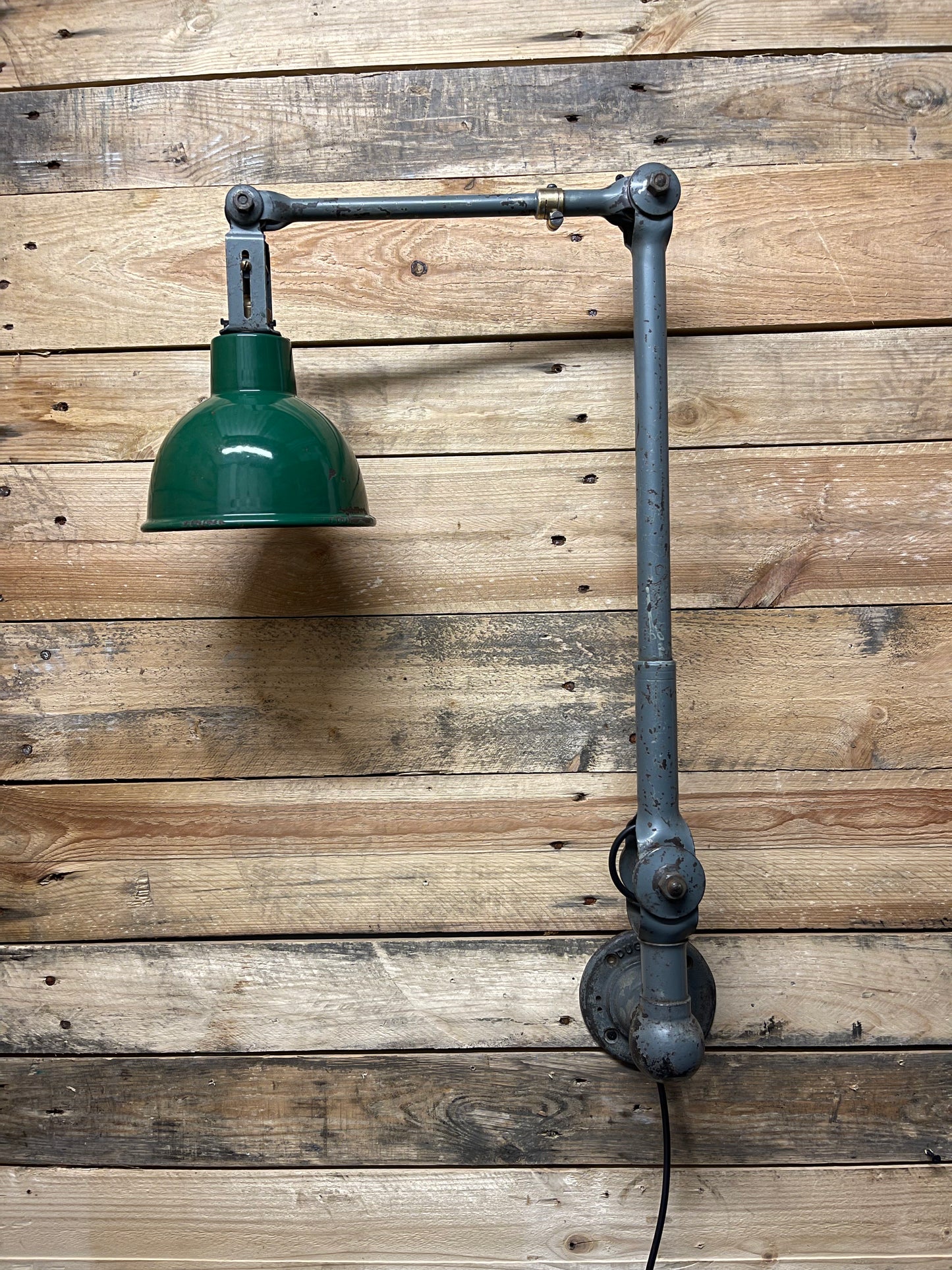 1930s Industrial Wall Lamp By John Dugdill & Co