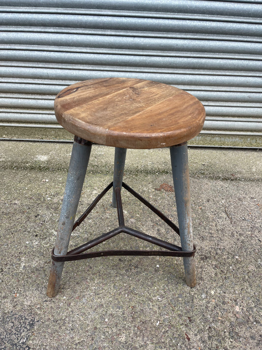 1950s East German BEMEFA Work Stool Post War Rowac
