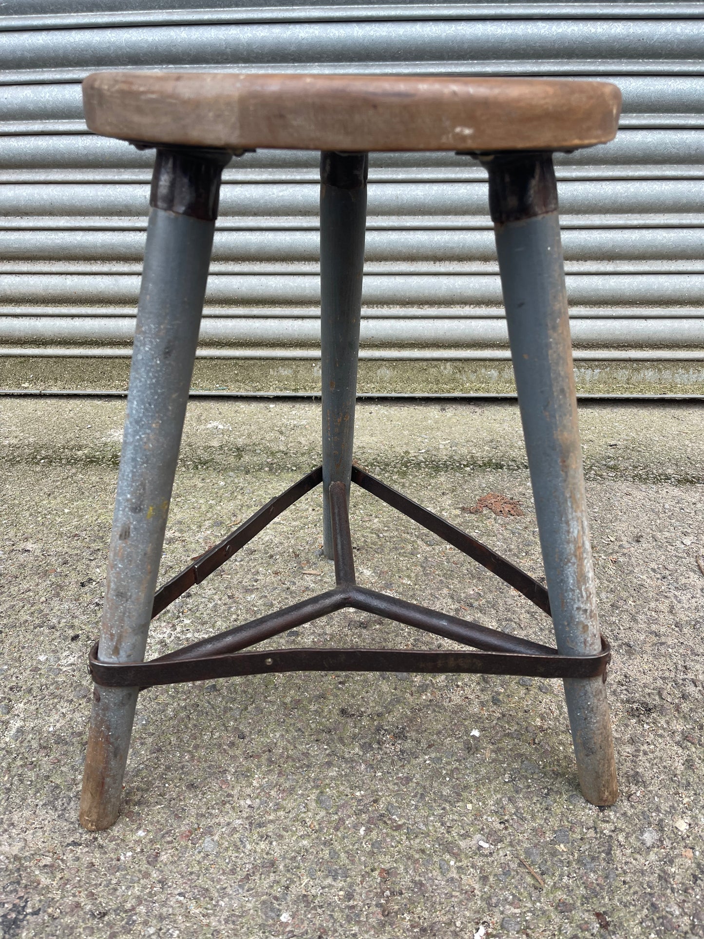 1950s East German BEMEFA Work Stool Post War Rowac