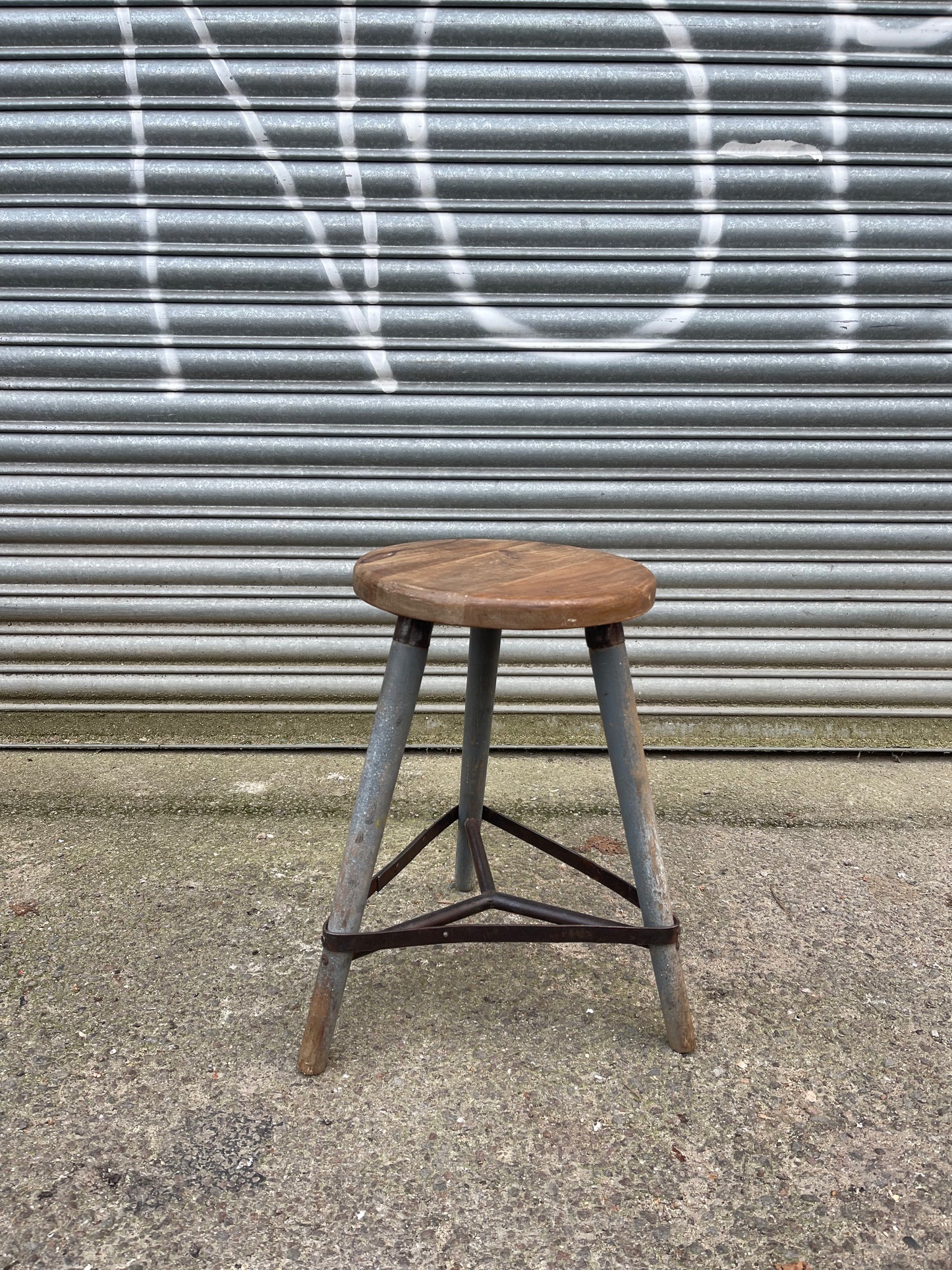1950s East German BEMEFA Work Stool Post War Rowac