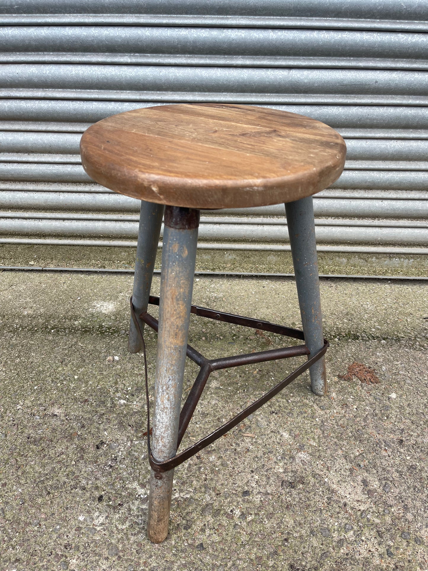1950s East German BEMEFA Work Stool Post War Rowac