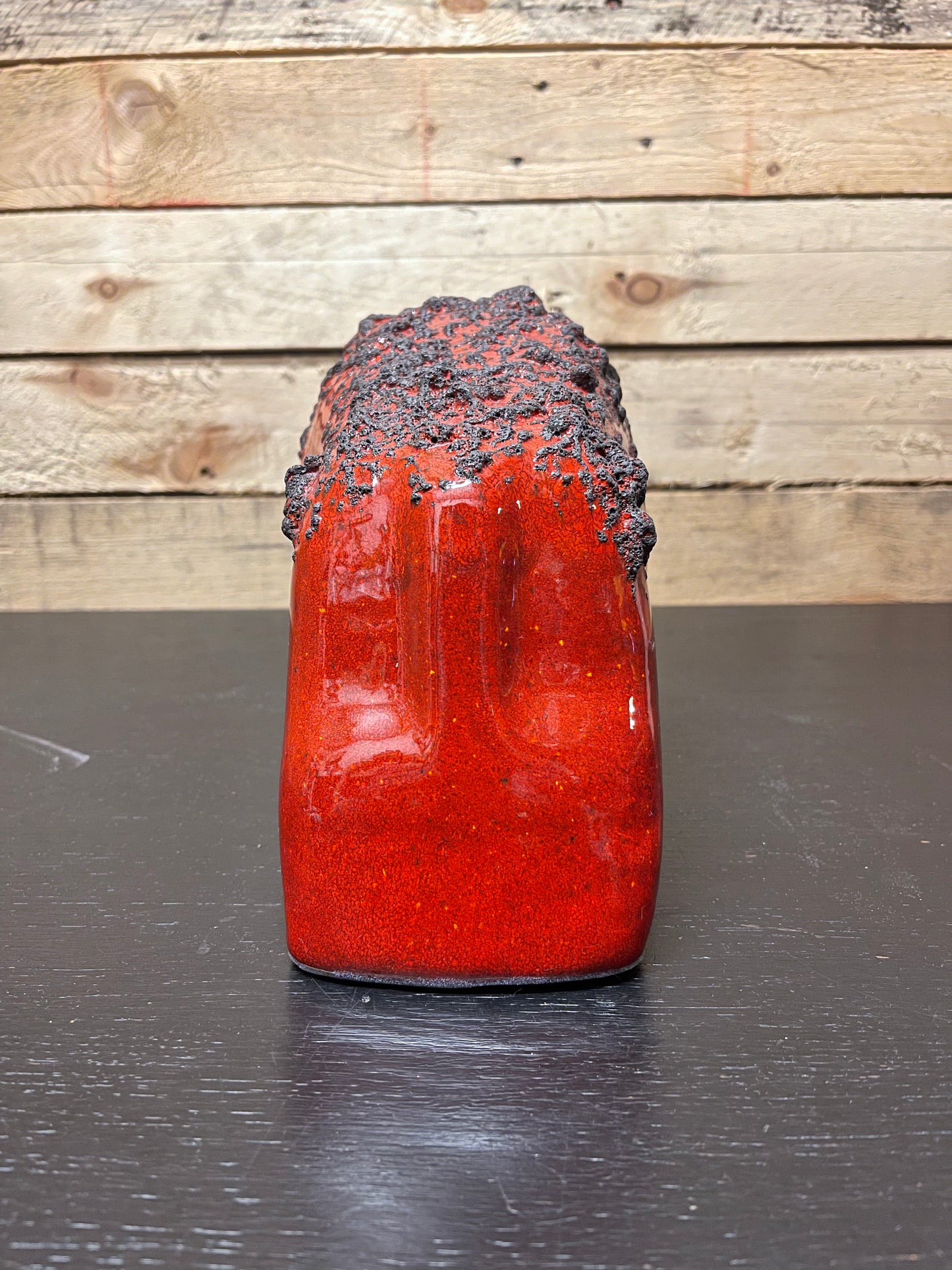 Otto Keramik Large Ceramic Bull West German Pottery Fat Lava