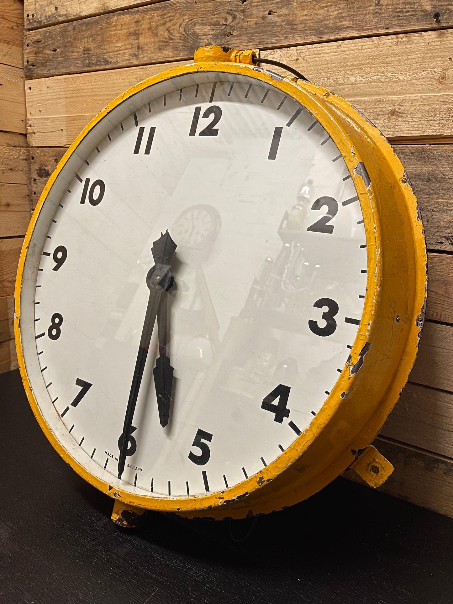 1930s Extra Large Railway Station Clock By Gents Of Leicester