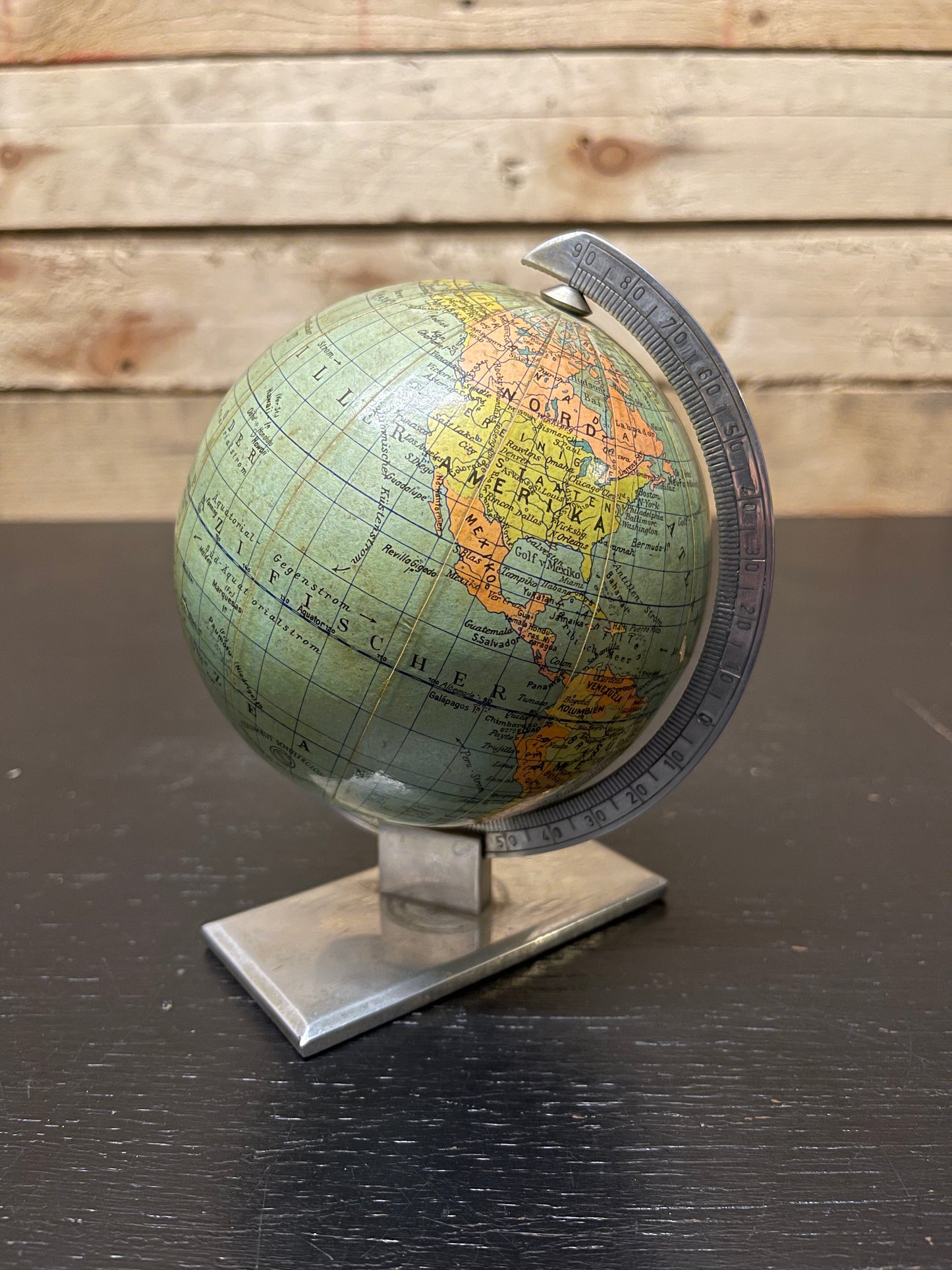 Vintage 1960s Columbus Table Top Globe