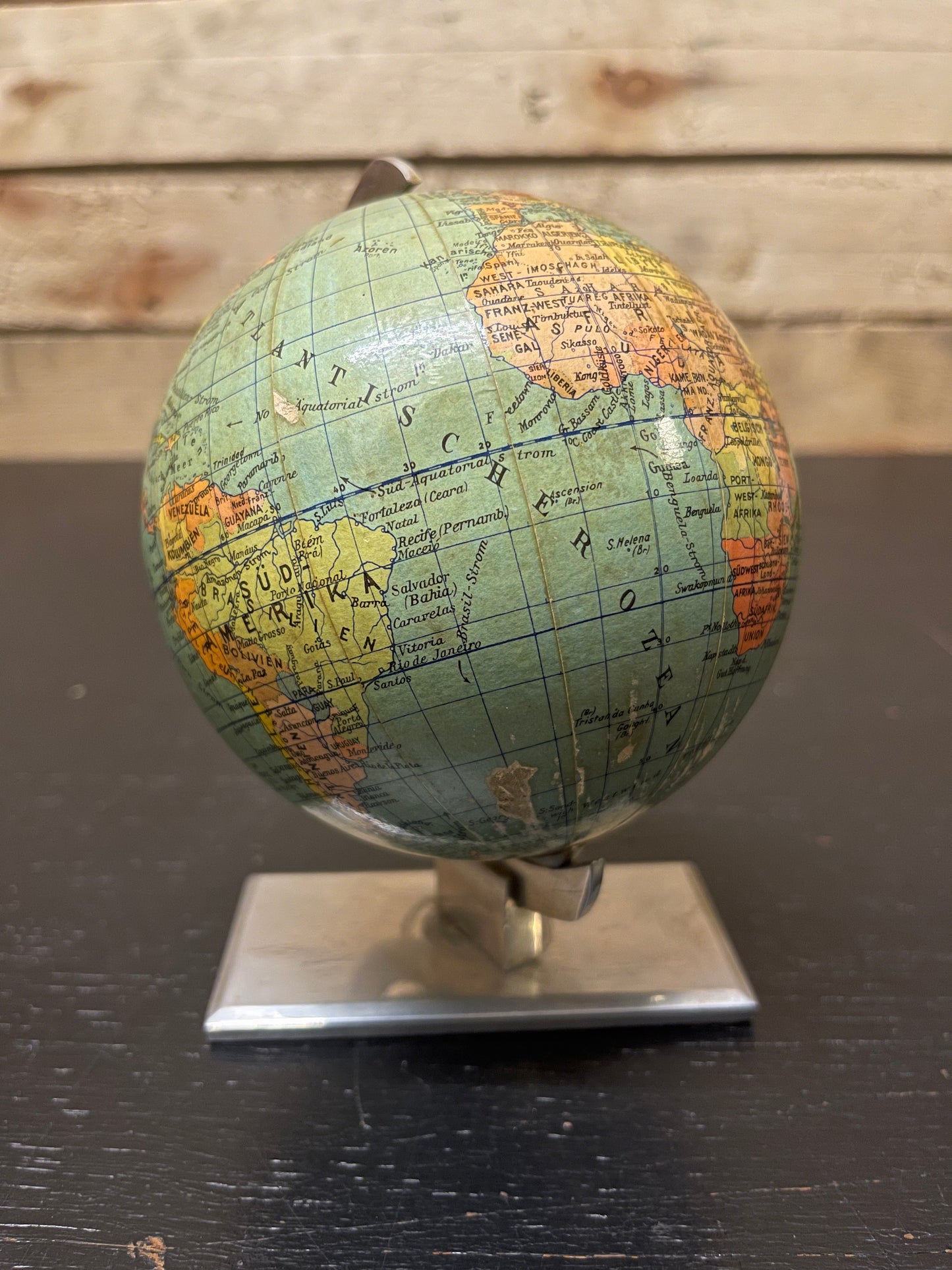 Vintage 1960s Columbus Table Top Globe