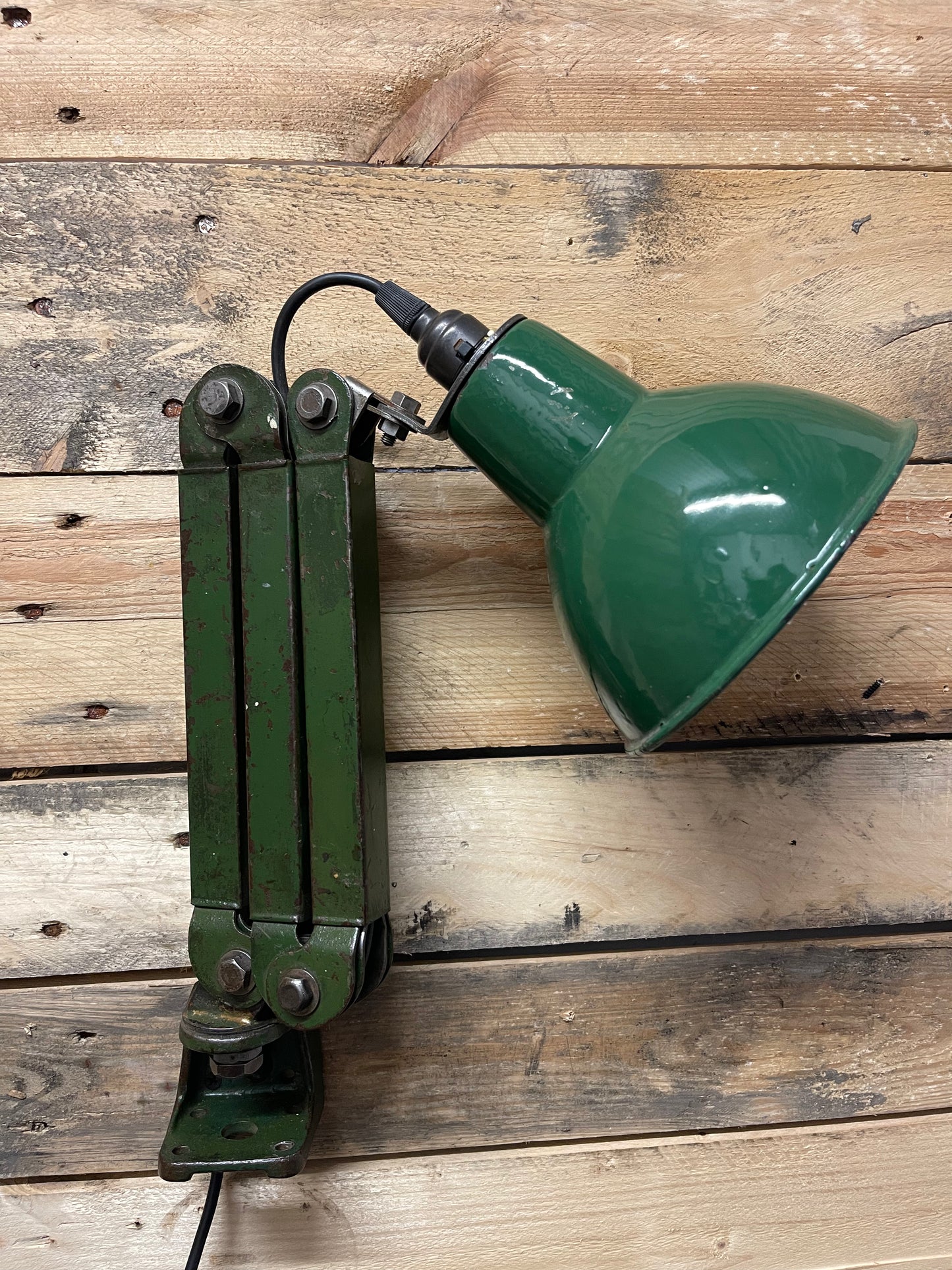 1930s Industrial Wall Lamp By EDL