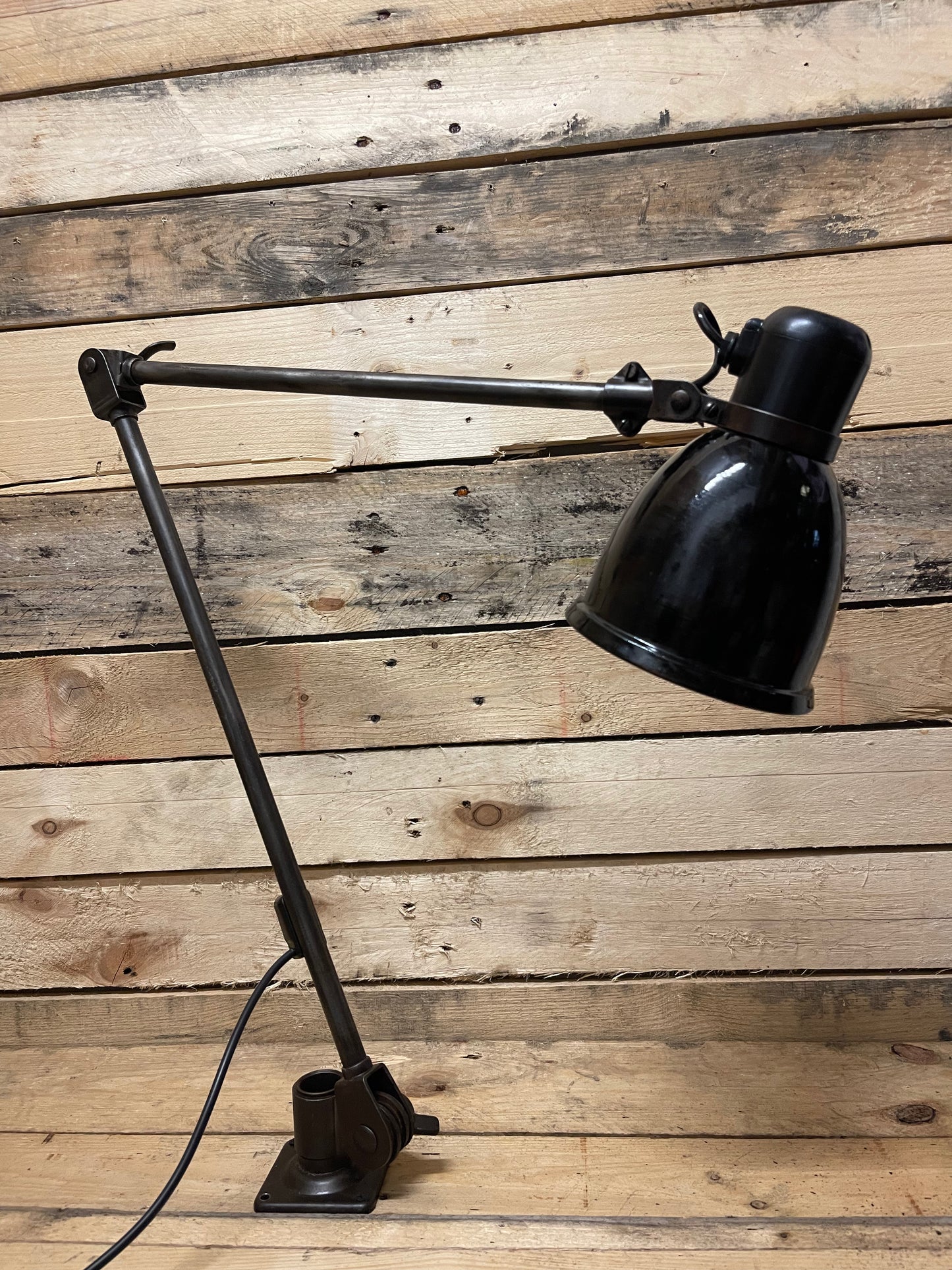 1930s German Made FABRILUX Work Top / Wall Mountable Task Lamp