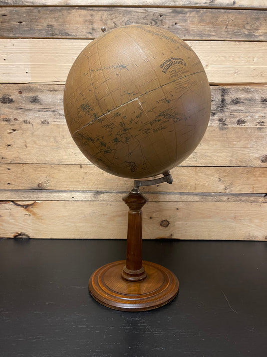 Dietrich Reimers German Antique Earth Globe Berlin 1920