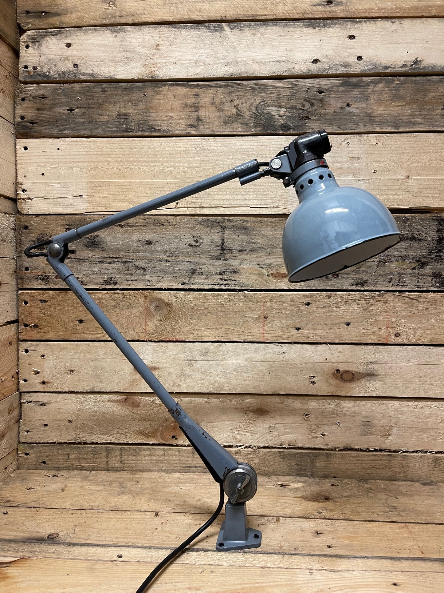 1930s Work Top / Wall Mountable Task Lamp By Ernst Rademacher