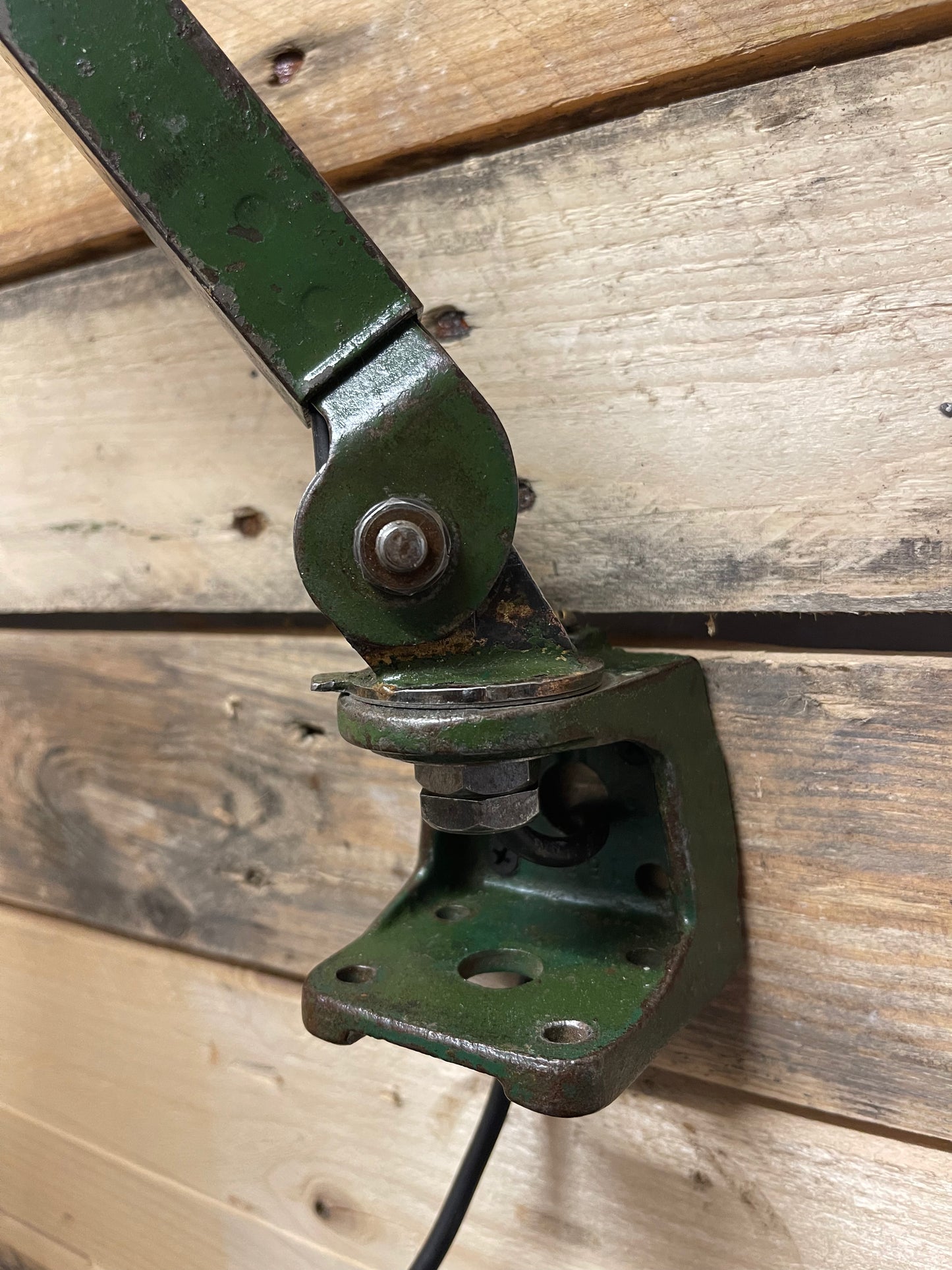1930s Industrial Wall Lamp By EDL