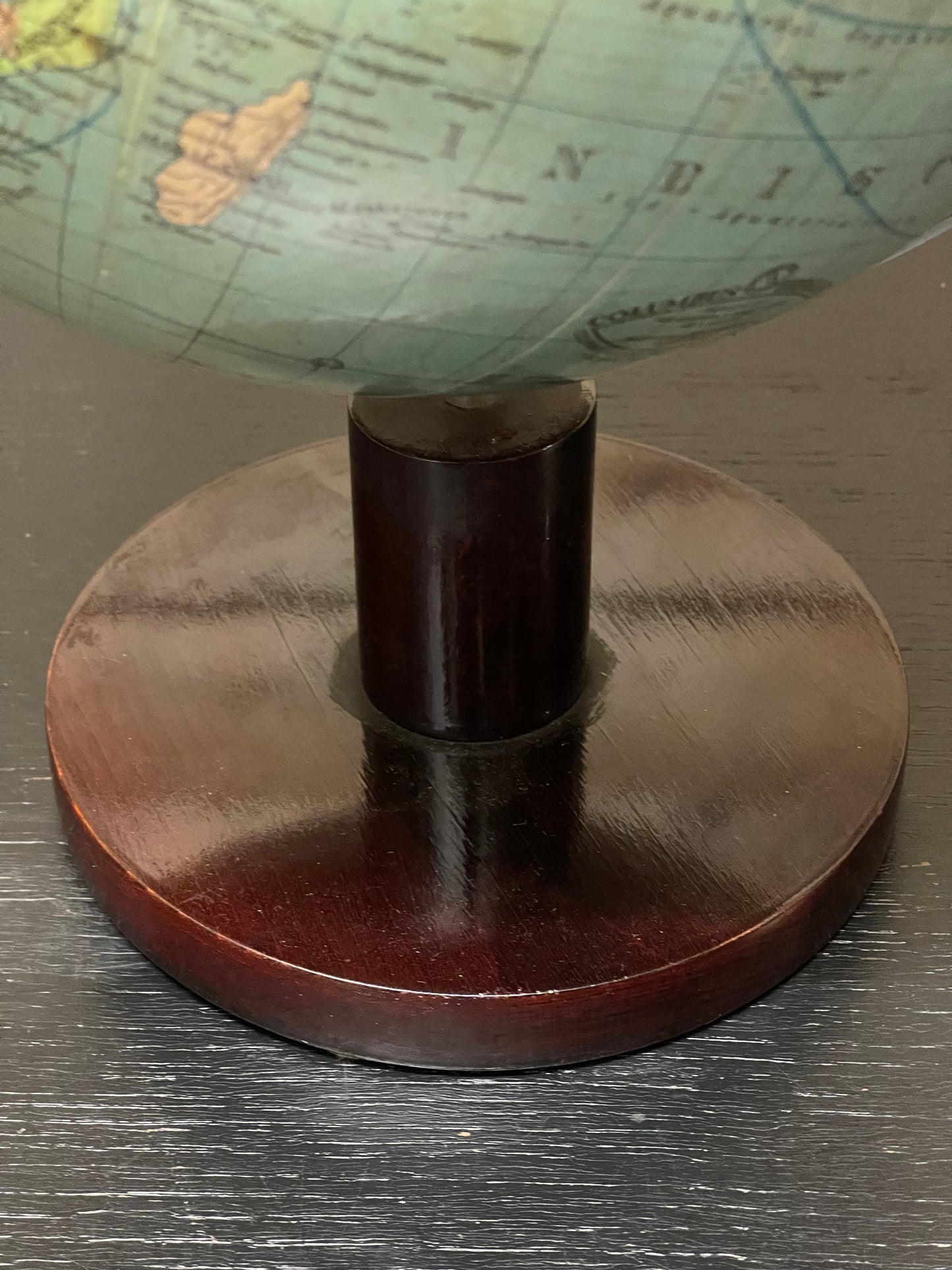 Vintage 1970s German Table Globe By Renowned Makers Columbus