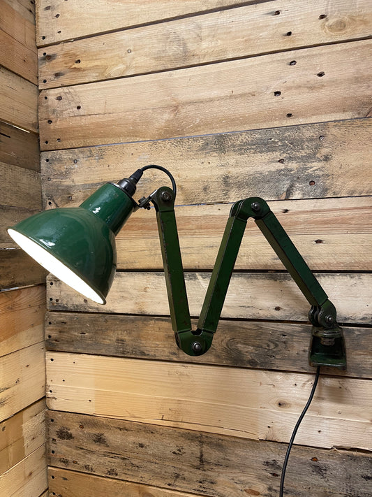 1930s Industrial Wall Lamp By EDL