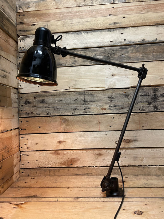 1930s German Made FABRILUX Work Top / Wall Mountable Task Lamp