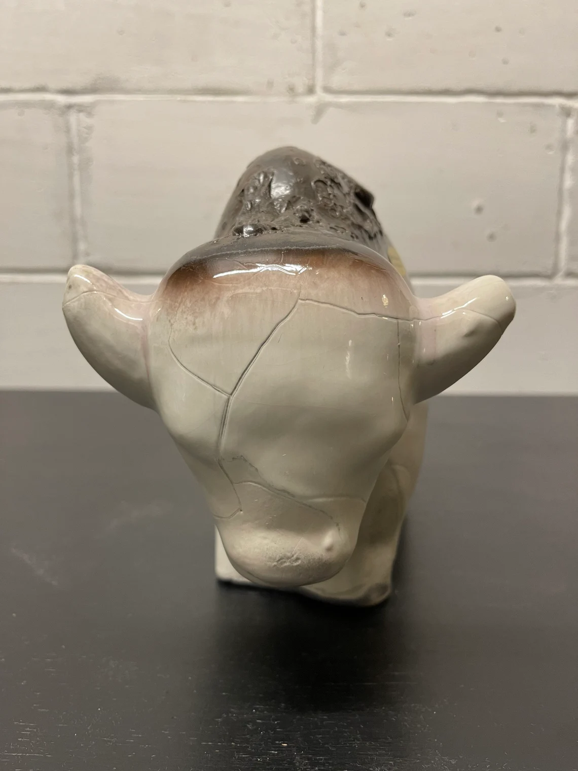 Otto Keramik Ceramic Bull West German Pottery Fat Lava