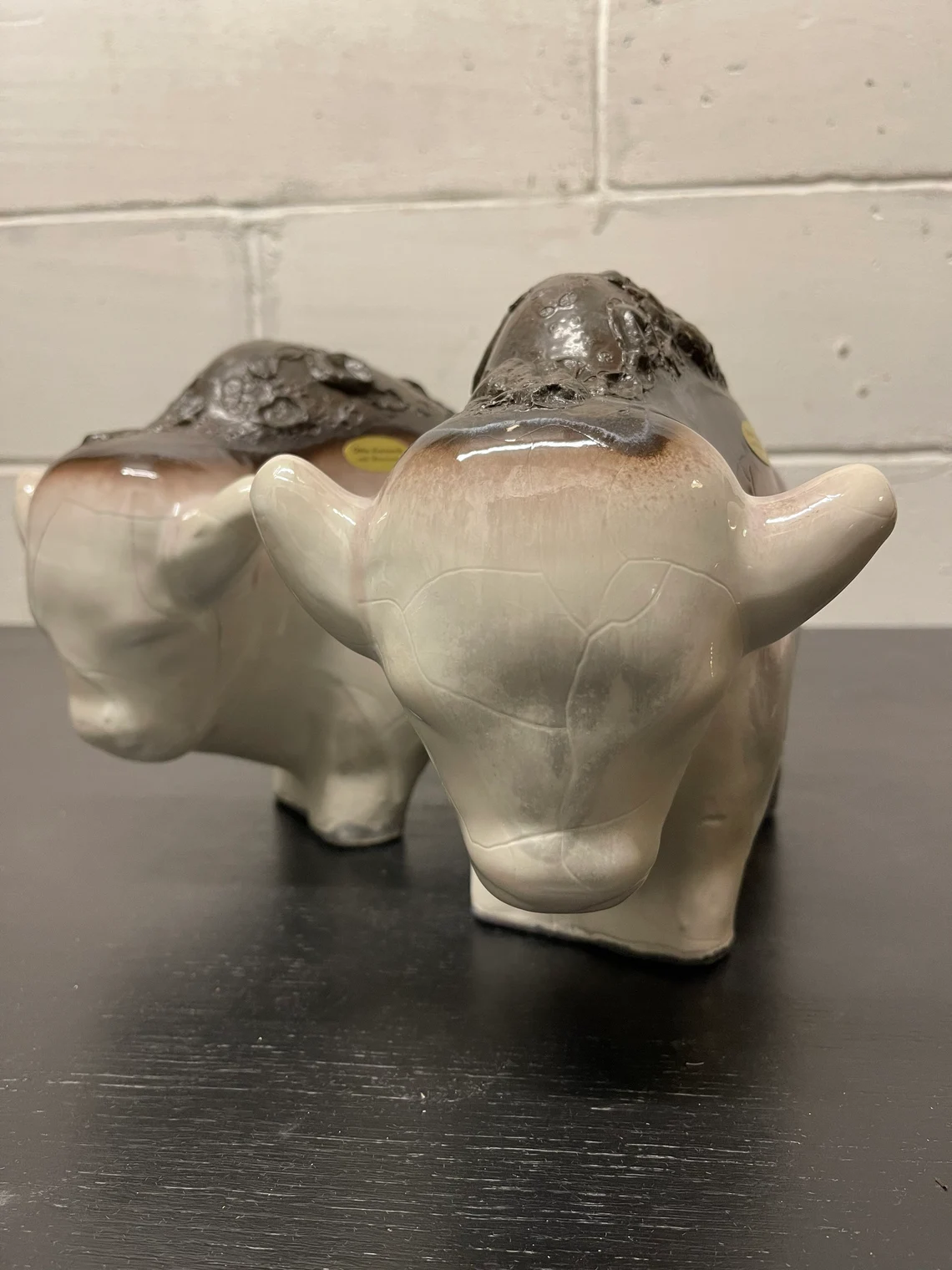 Otto Keramik Ceramic Bull West German Pottery Fat Lava