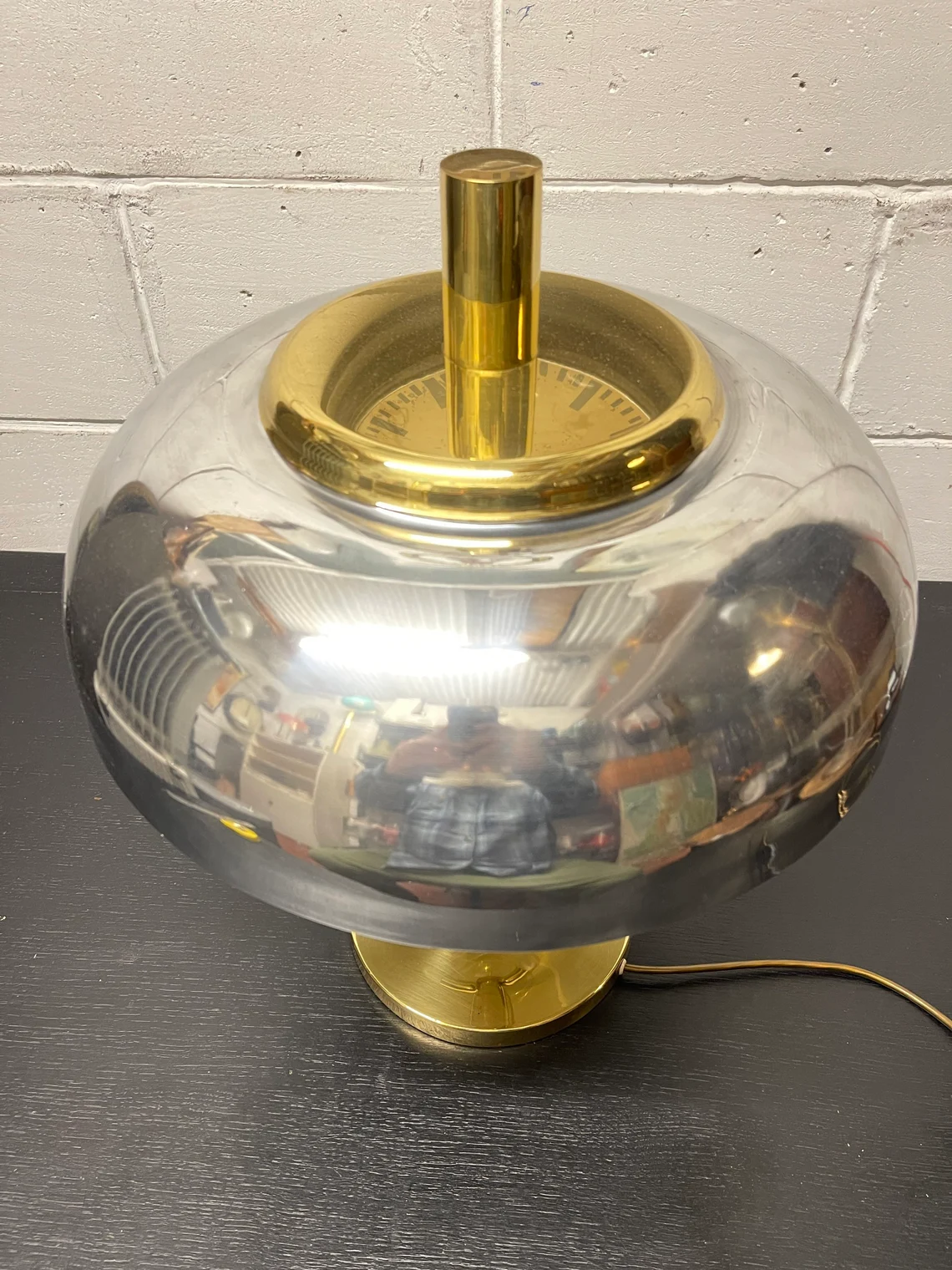 Large 1960s Table Lamp By Heinz F W Stahl For Hillebrand Lighting