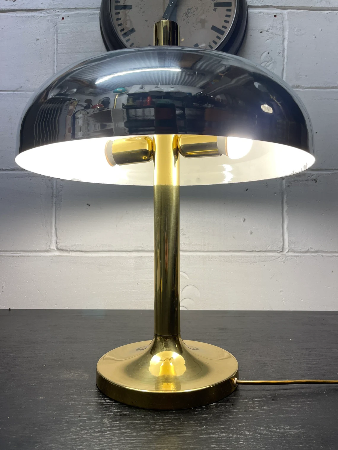 Large 1960s Table Lamp By Heinz F W Stahl For Hillebrand Lighting