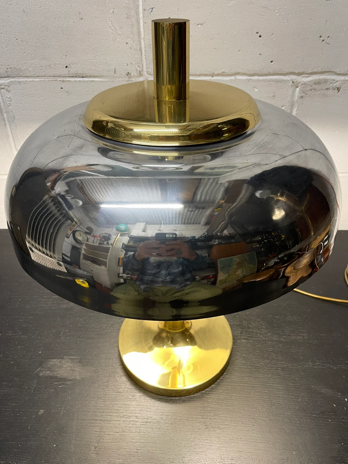 Large 1960s Table Lamp By Heinz F W Stahl For Hillebrand Lighting