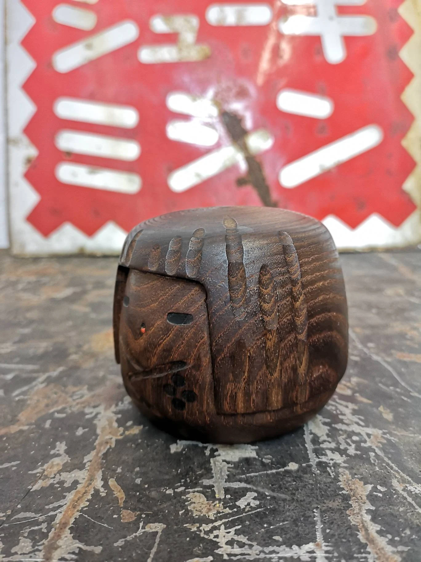 Exclusive Rare Japanese Creative Kokeshi Doll By Sanpei Yamanaka