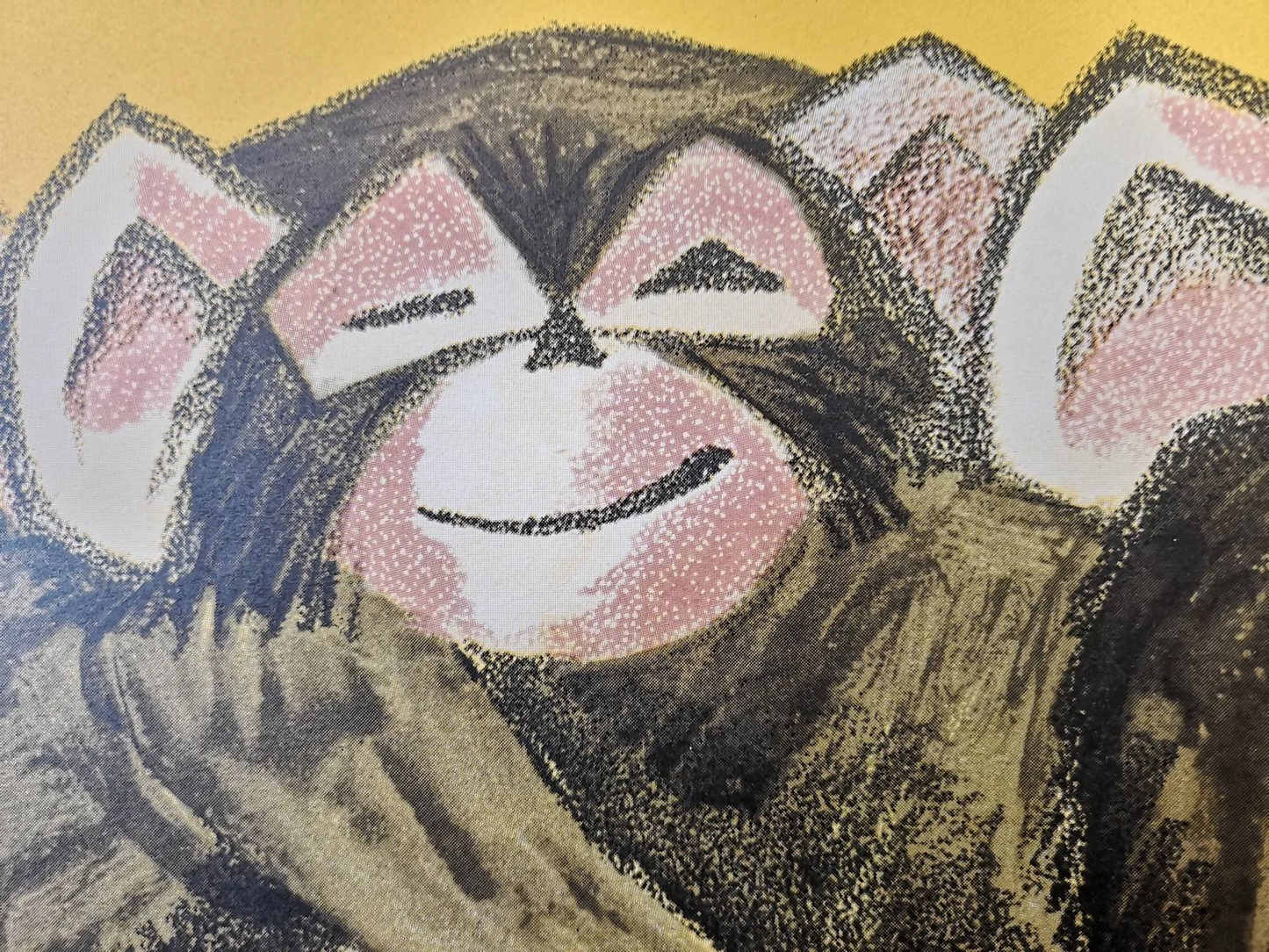 Vintage 1970s Tierpark Berlin Original Zoo Poster Advertising Of Baby Chimpanzees