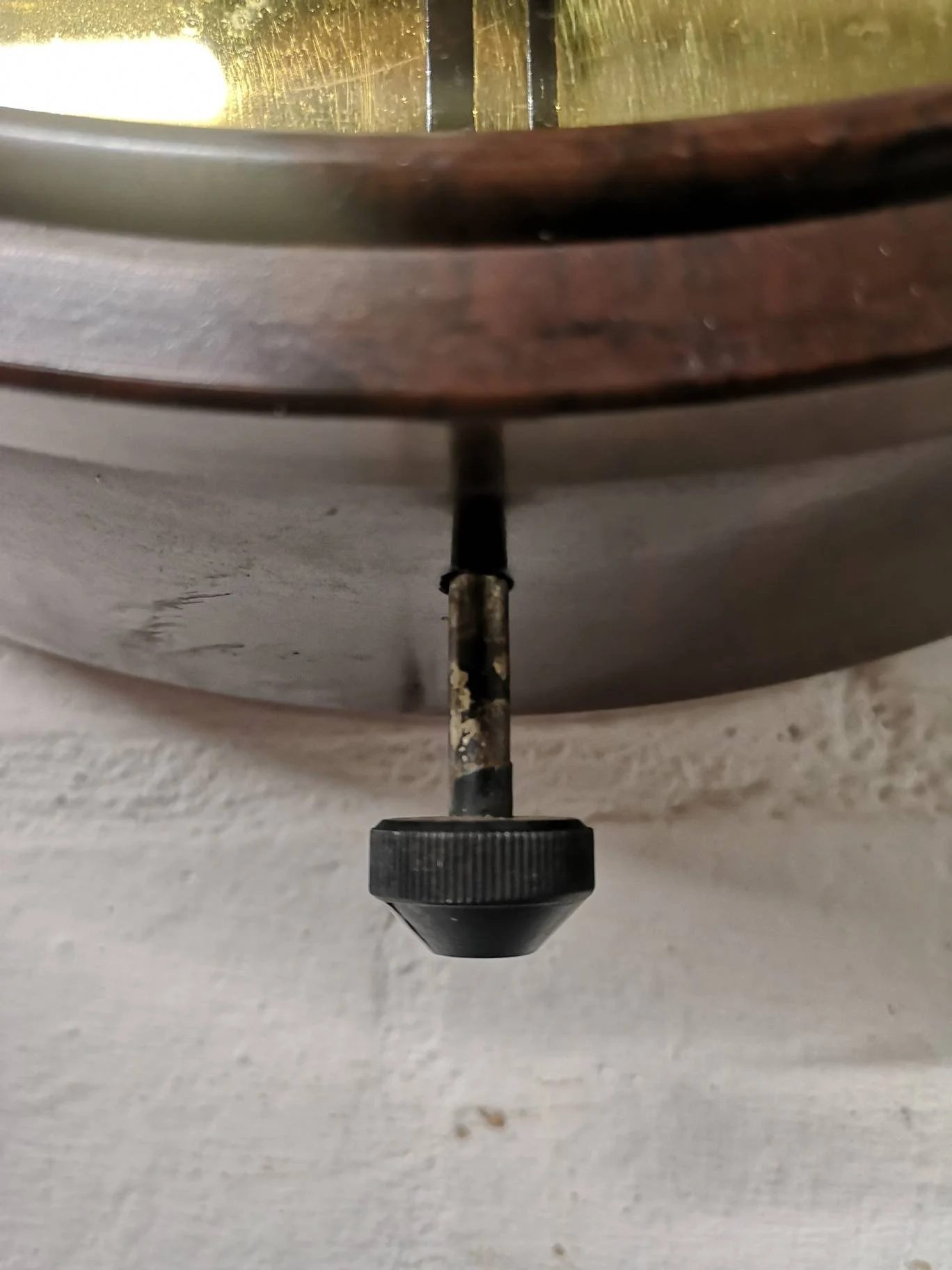 1940s Bakelite & Brass Electric Factory Clock By SEC Smiths English Clocks London