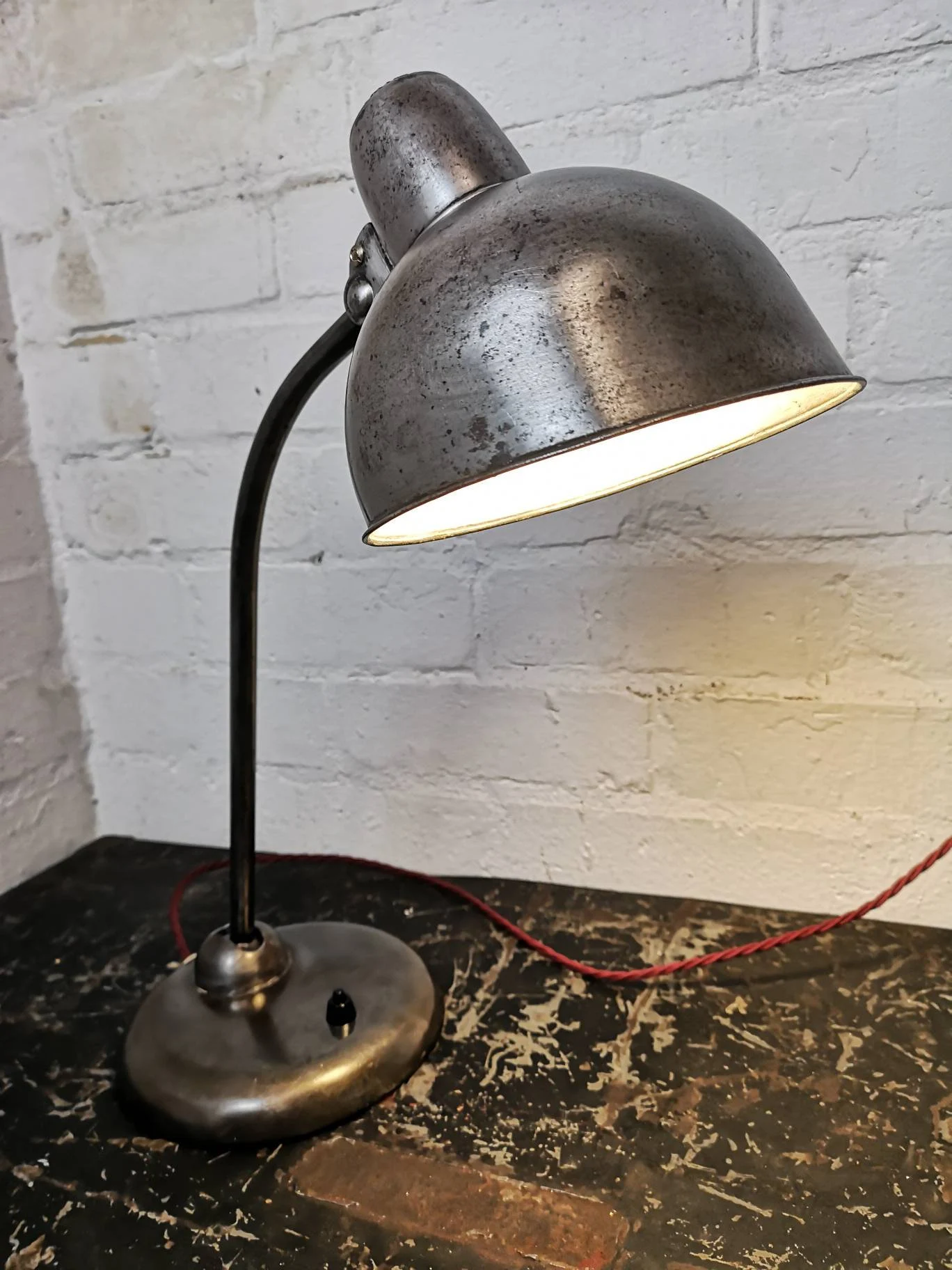 1930s Table Lamp Kaiser Idell Model 6551 By Christian Dell