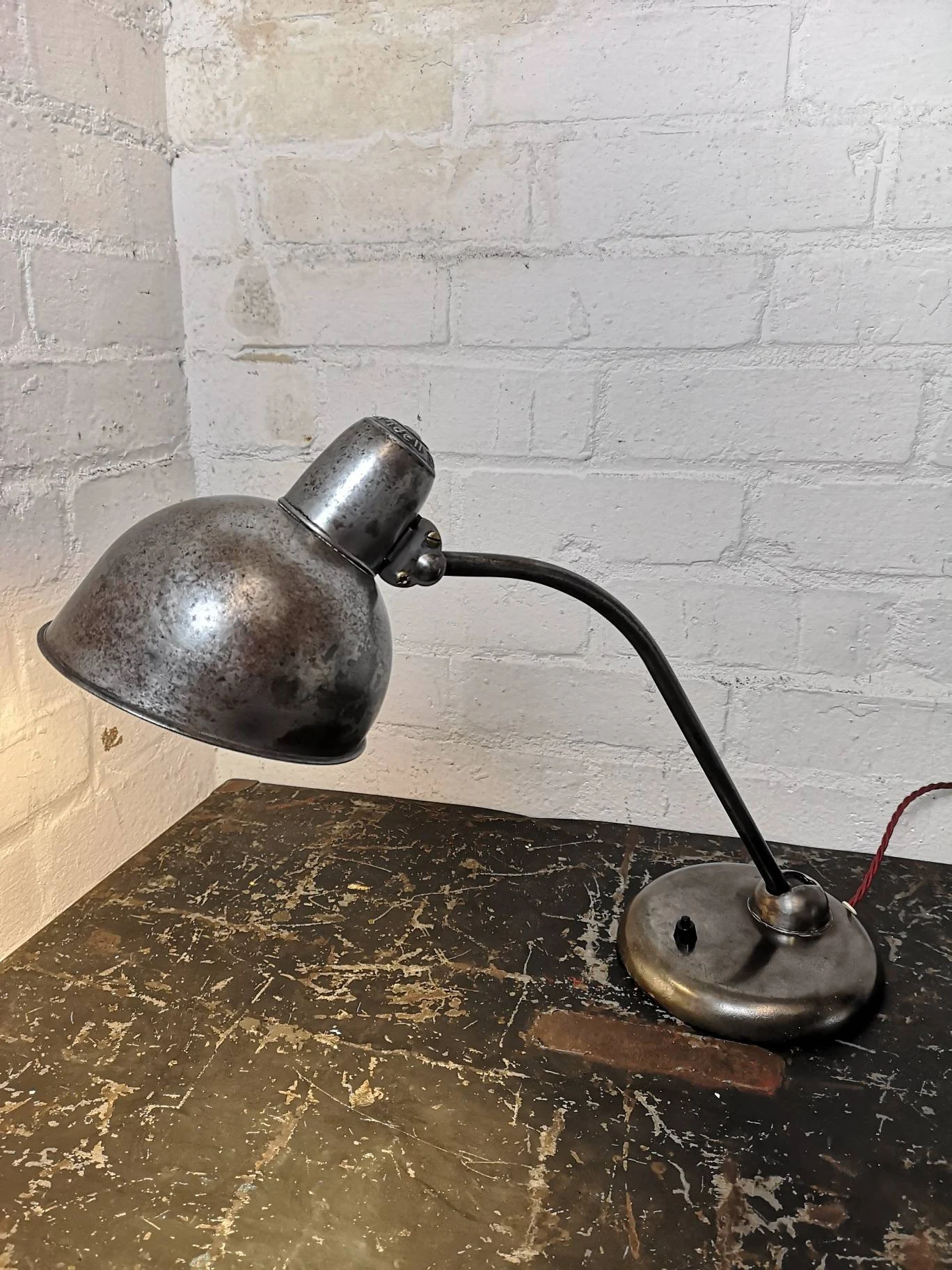 1930s Table Lamp Kaiser Idell Model 6551 By Christian Dell