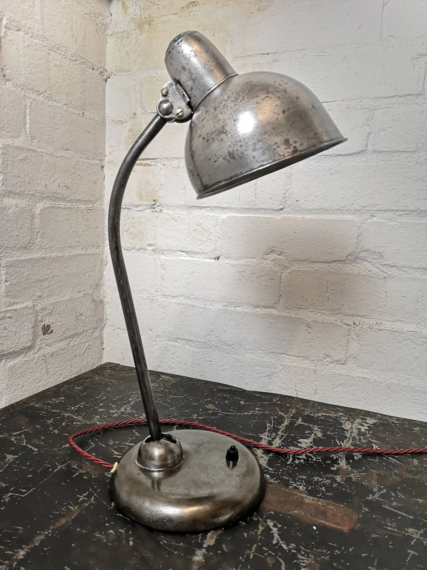 1930s Table Lamp Kaiser Idell Model 6551 By Christian Dell