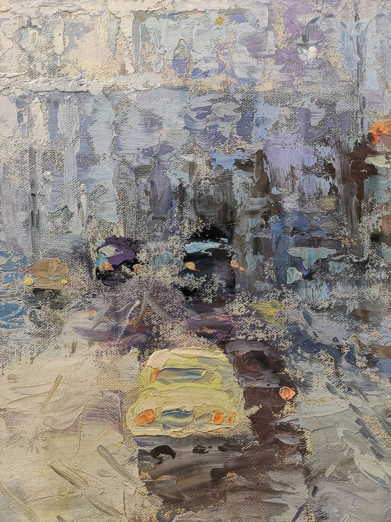 Framed Oil Painting On Canvas St Pauls London Signed T Hendricks Circa 1960s