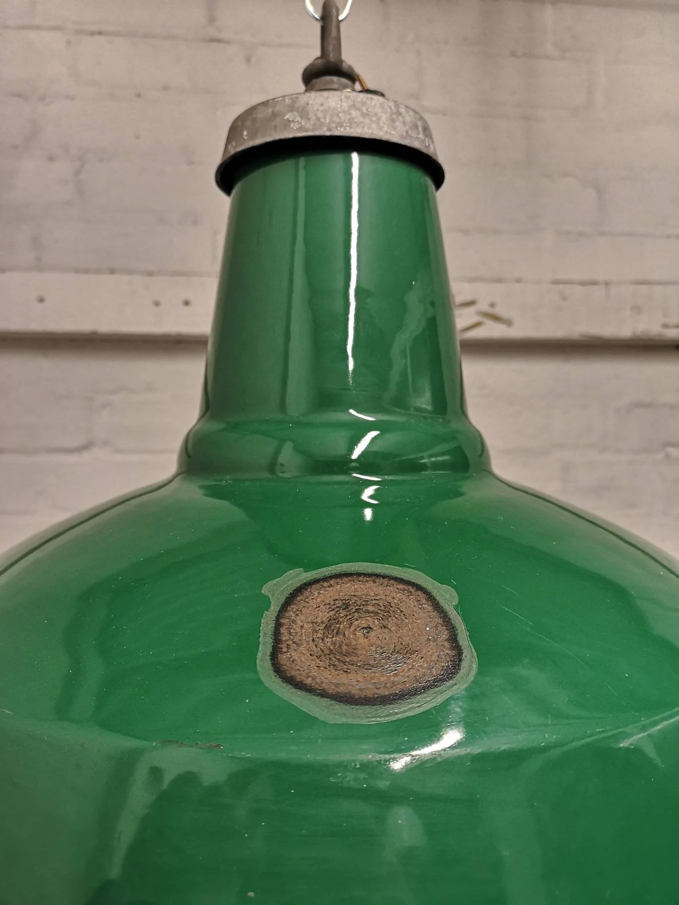1950s Large Industrial Factory Light By Thorlux
