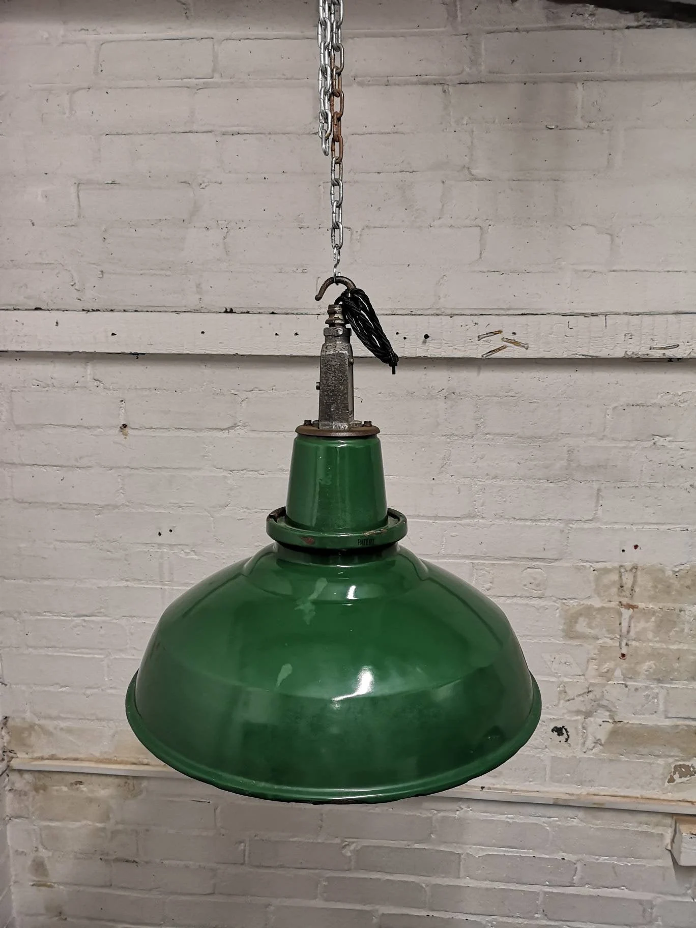 1950s Large Industrial Factory Light By Thorlux