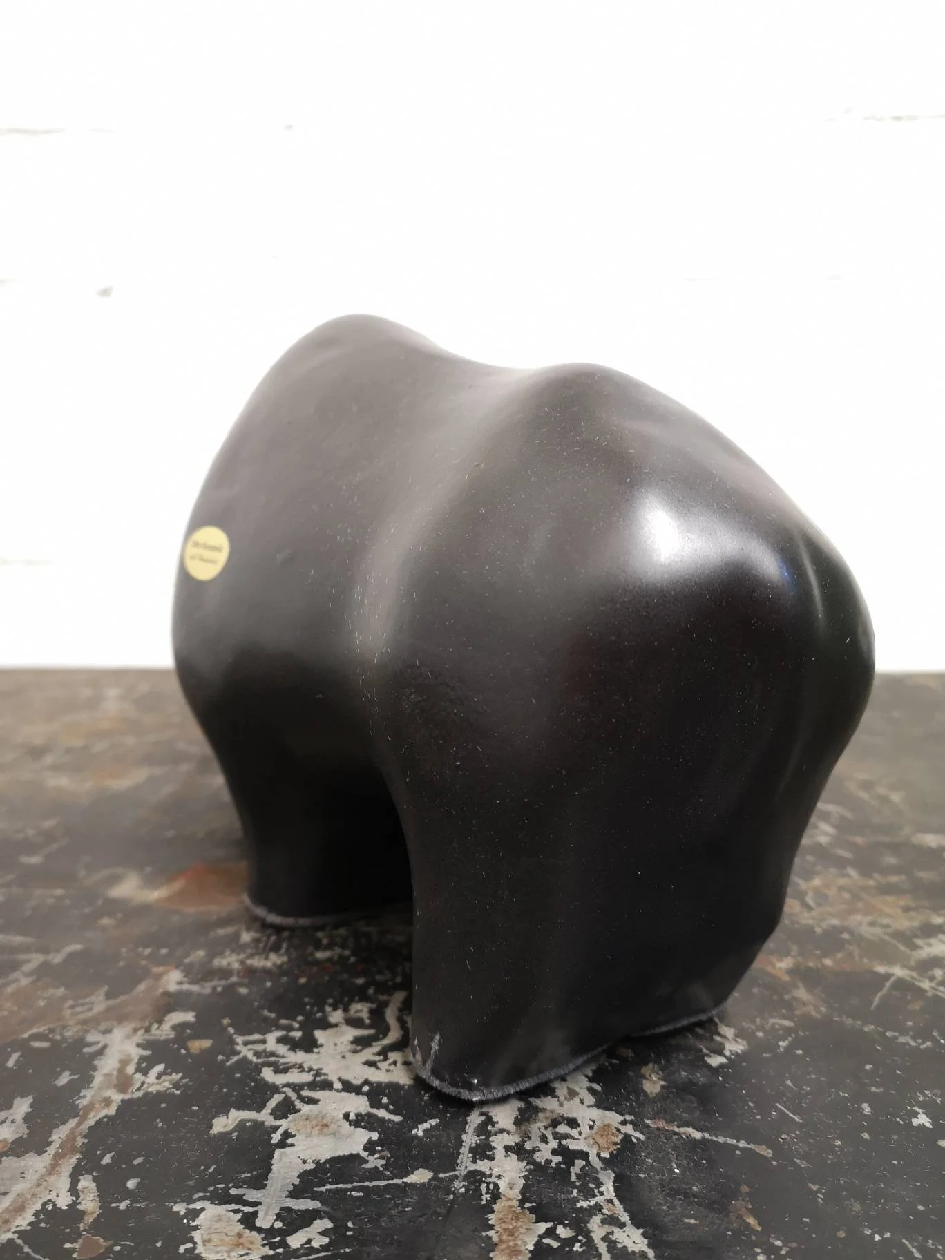 Exclusive Otto Keramik Ceramic Rhino West German Pottery Fat Lava