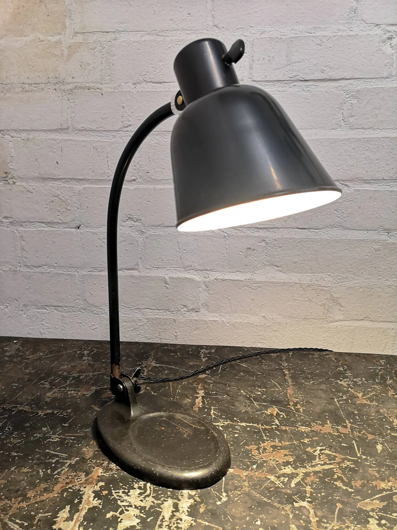 1930s Table Lamp By Christian Dell For BUR Bunte & Remmler Lighting Company Model MATADOR 2768