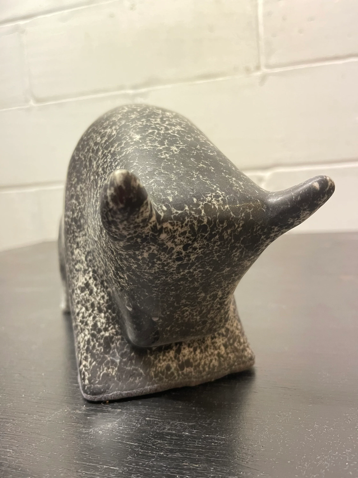 Otto Keramik Ceramic Bull West German Pottery Fat Lava