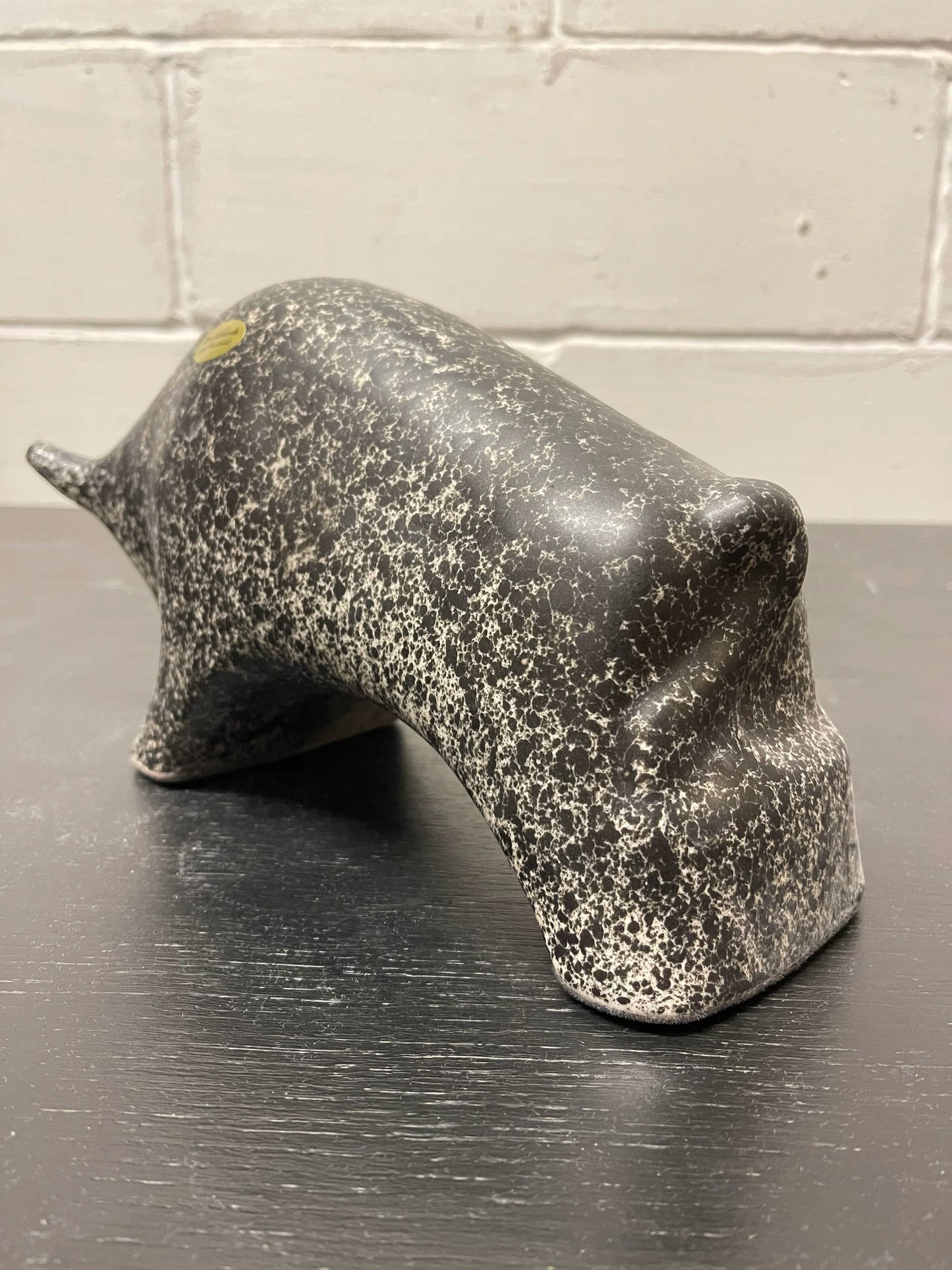 Otto Keramik Ceramic Bull West German Pottery Fat Lava