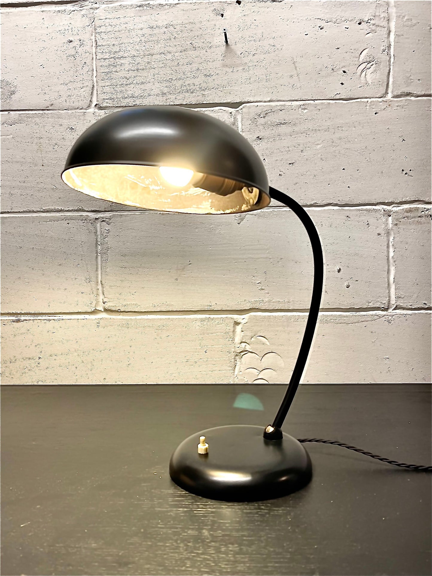 1930s Bauhaus Table Lamp By Gecos - Gebrüder Cosack Ligting Germany