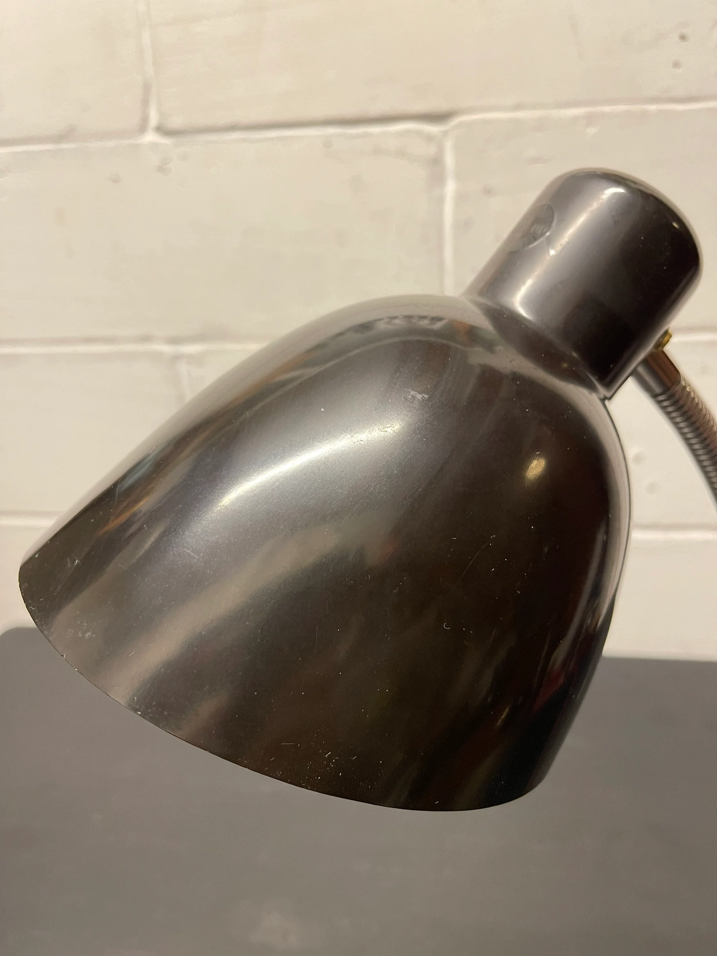 Circa 1930s Goose Neck Desk Lamp By Nolta Lux Germany
