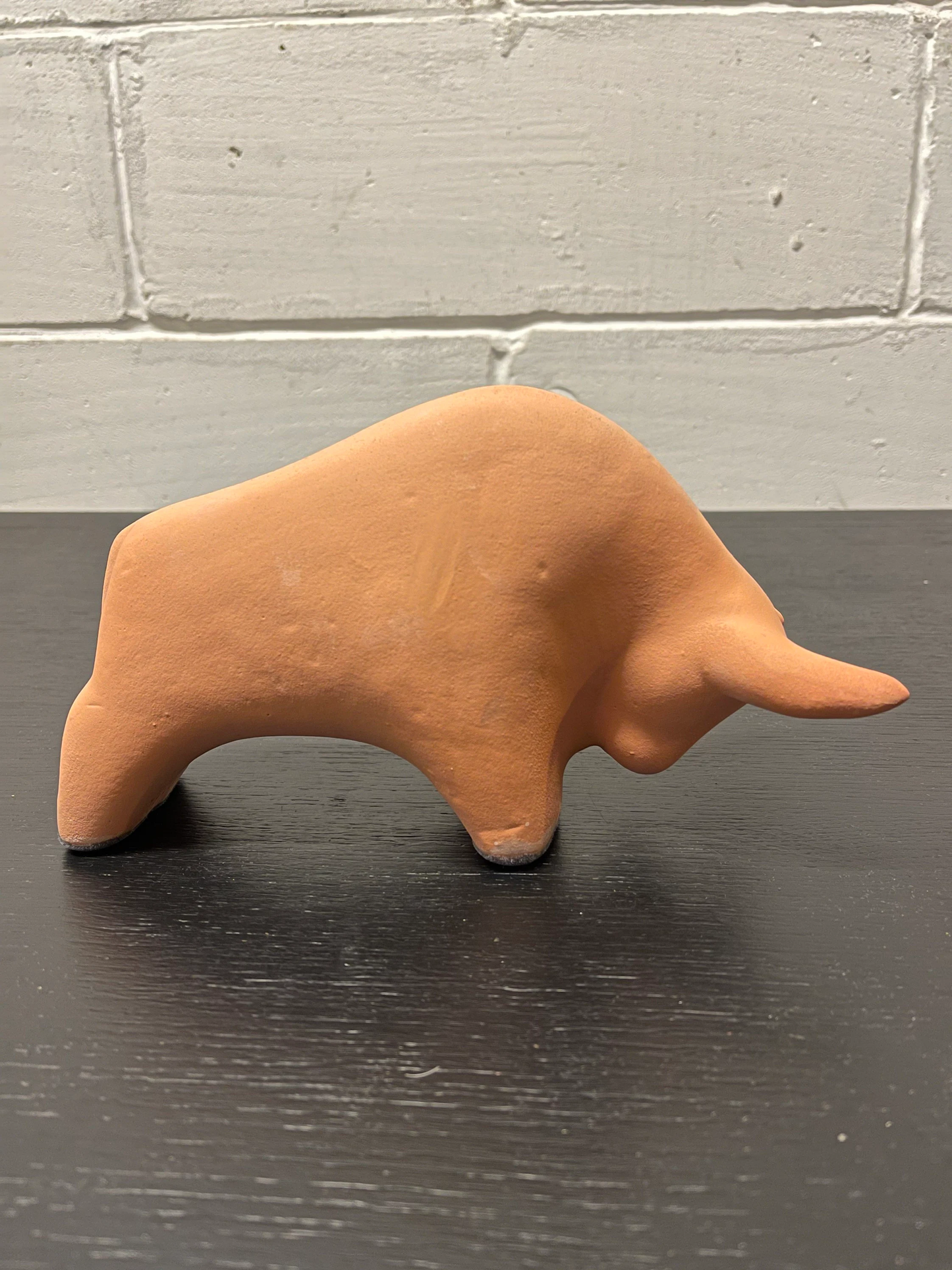 Otto Keramik Ceramic Bull West German Pottery Fat Lava