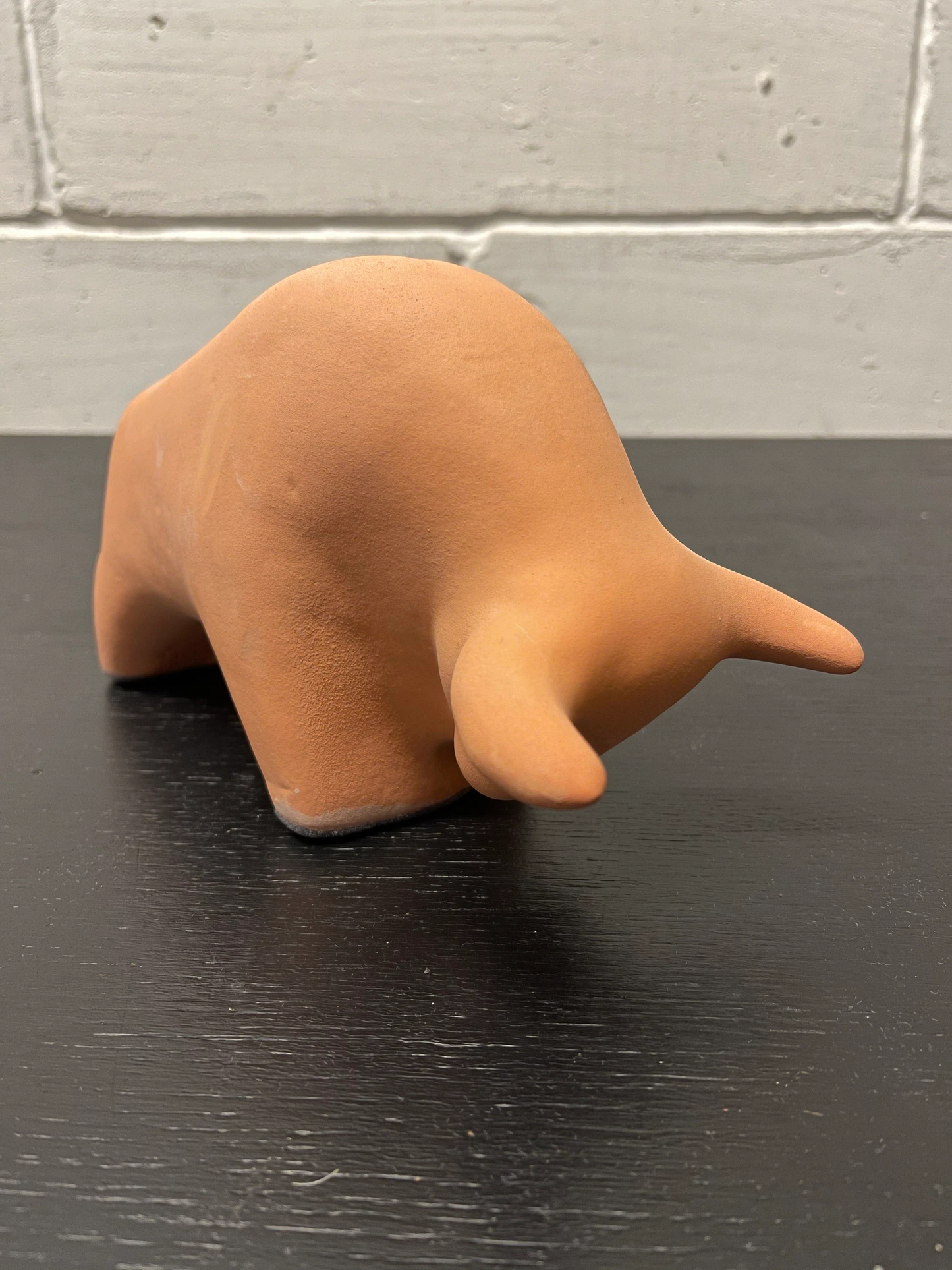 Otto Keramik Ceramic Bull West German Pottery Fat Lava
